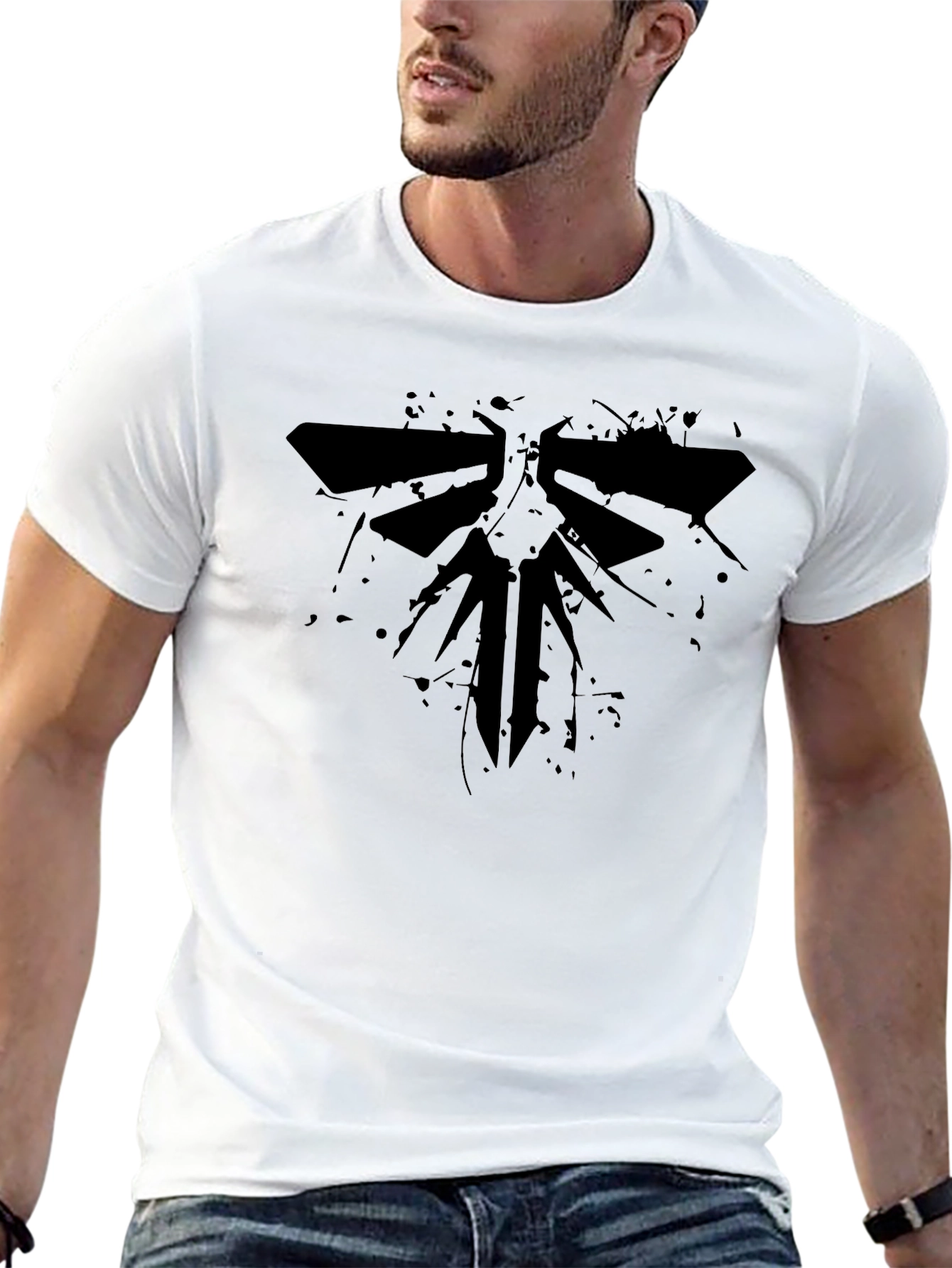 The Last of Us Fireflies Logo Black T-Shirt