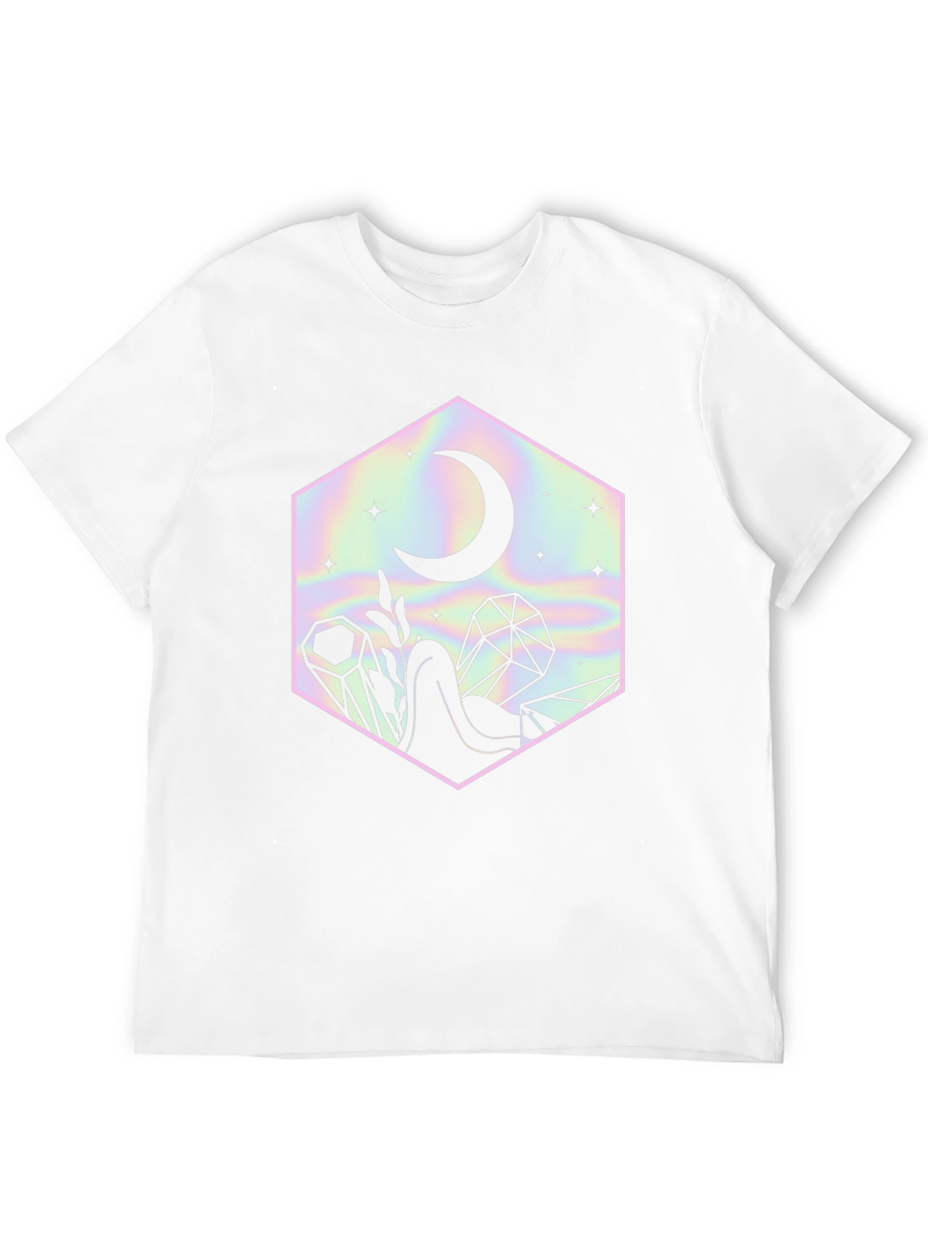 Mystic Moon Crystal Black Graphic Tee