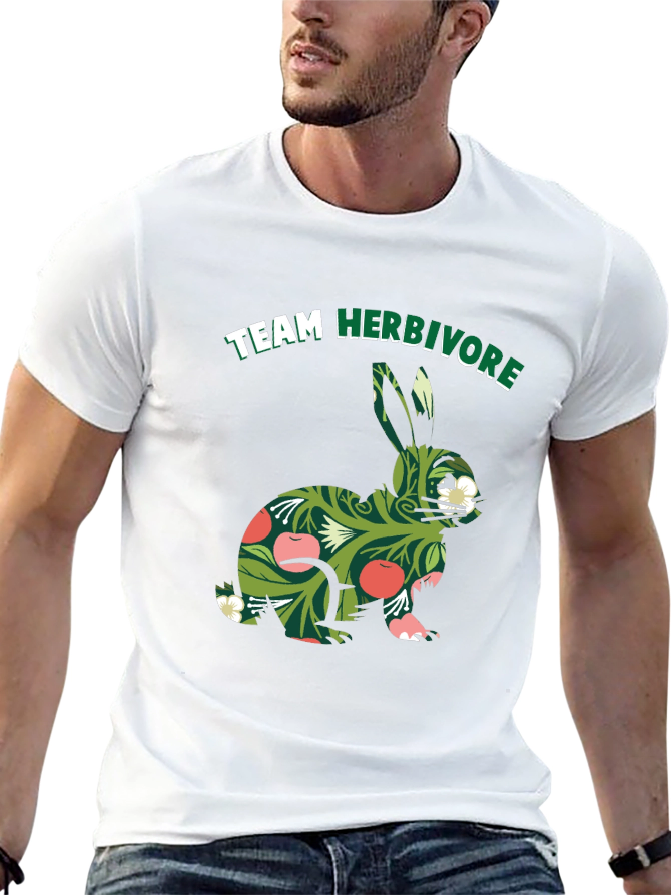 Team Herbivore Rabbit T-Shirt