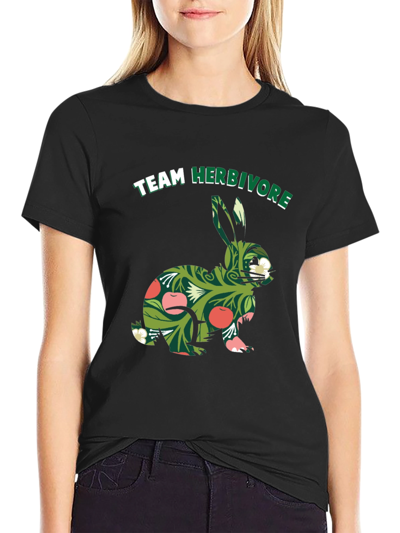 Team Herbivore Rabbit T-Shirt