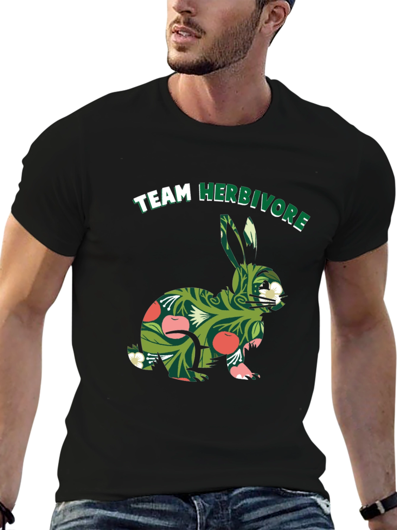 Team Herbivore Rabbit T-Shirt