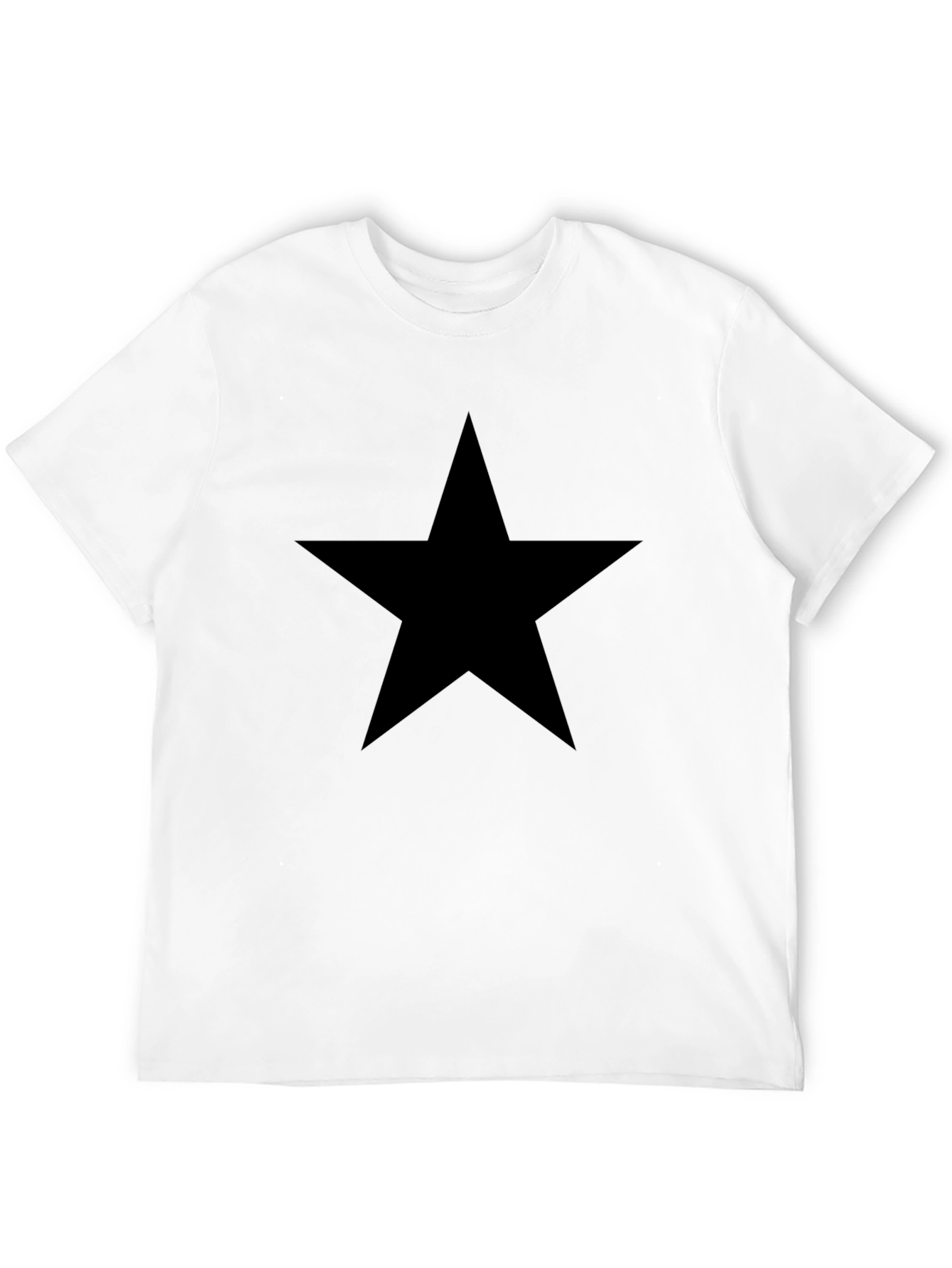Black Star Graphic Tee - Casual Comfort