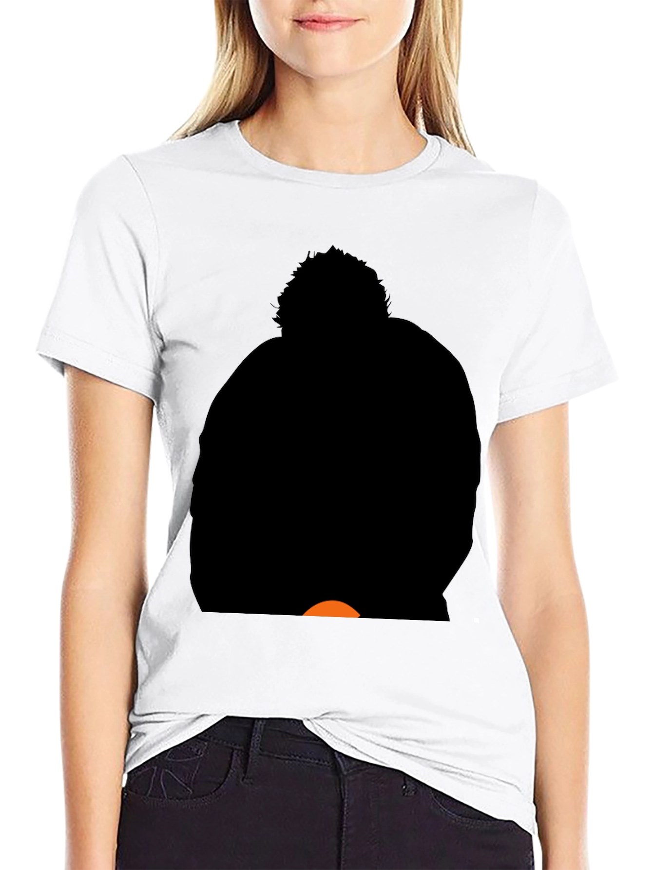 Silhouette Graphic Black T-Shirt