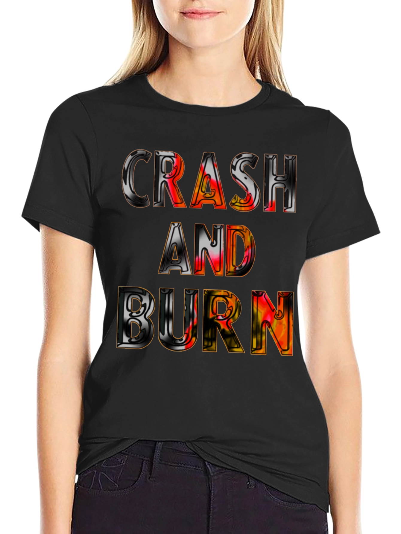 Crash and Burn Graphic Tee