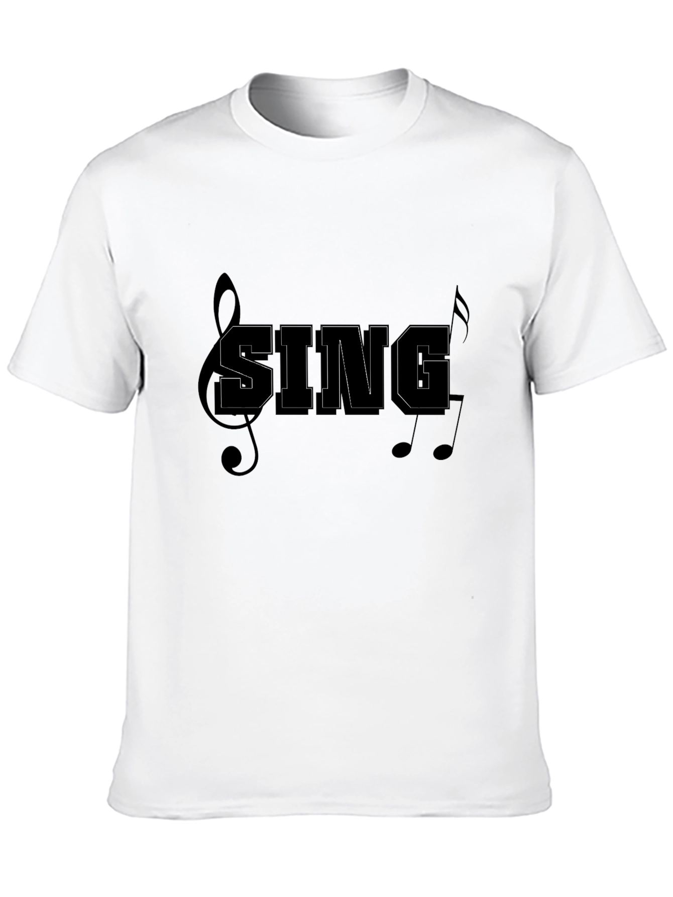 Sing T-Shirt - Music Notes Graphic Tee
