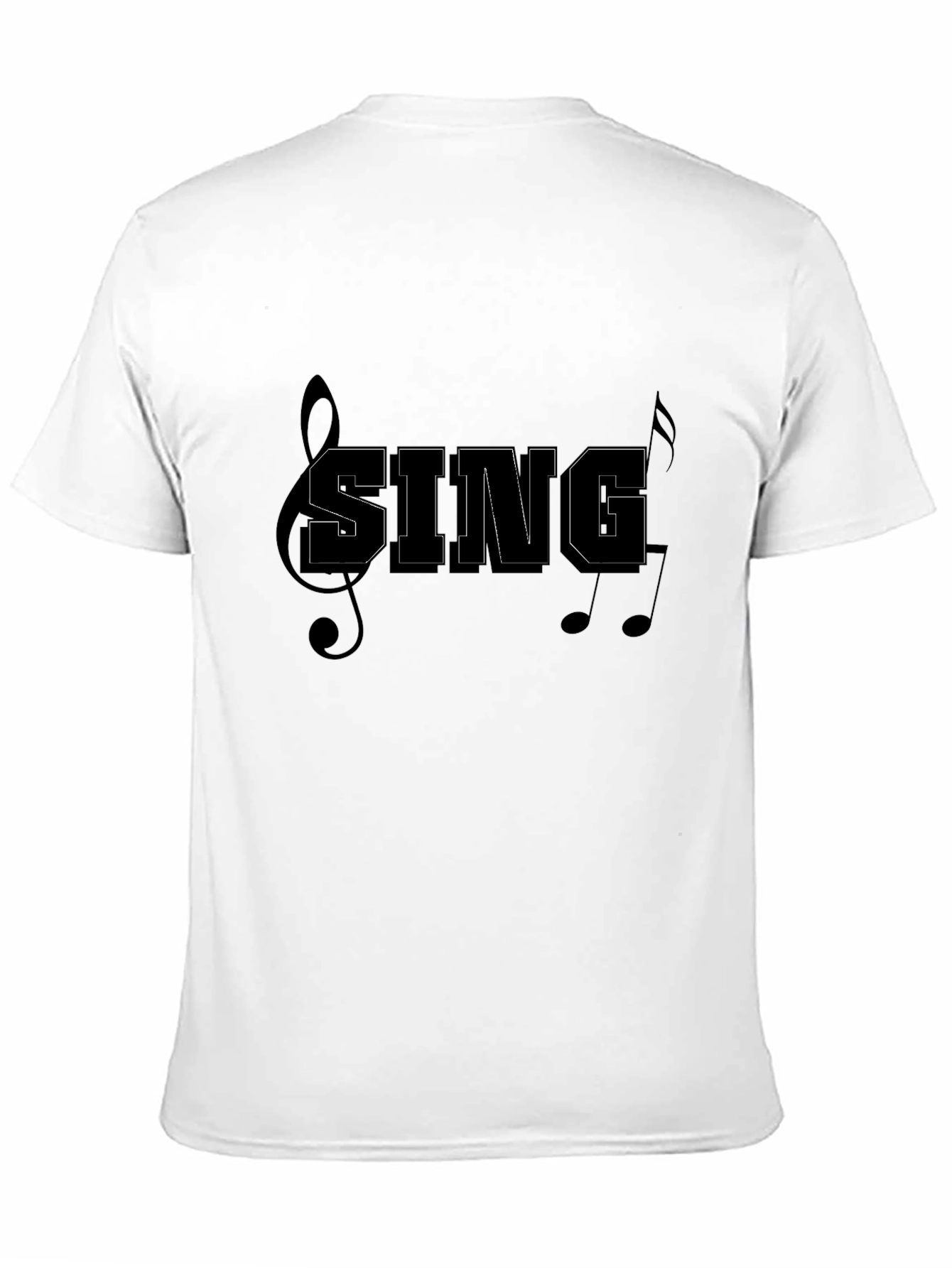 Sing T-Shirt - Music Notes Graphic Tee