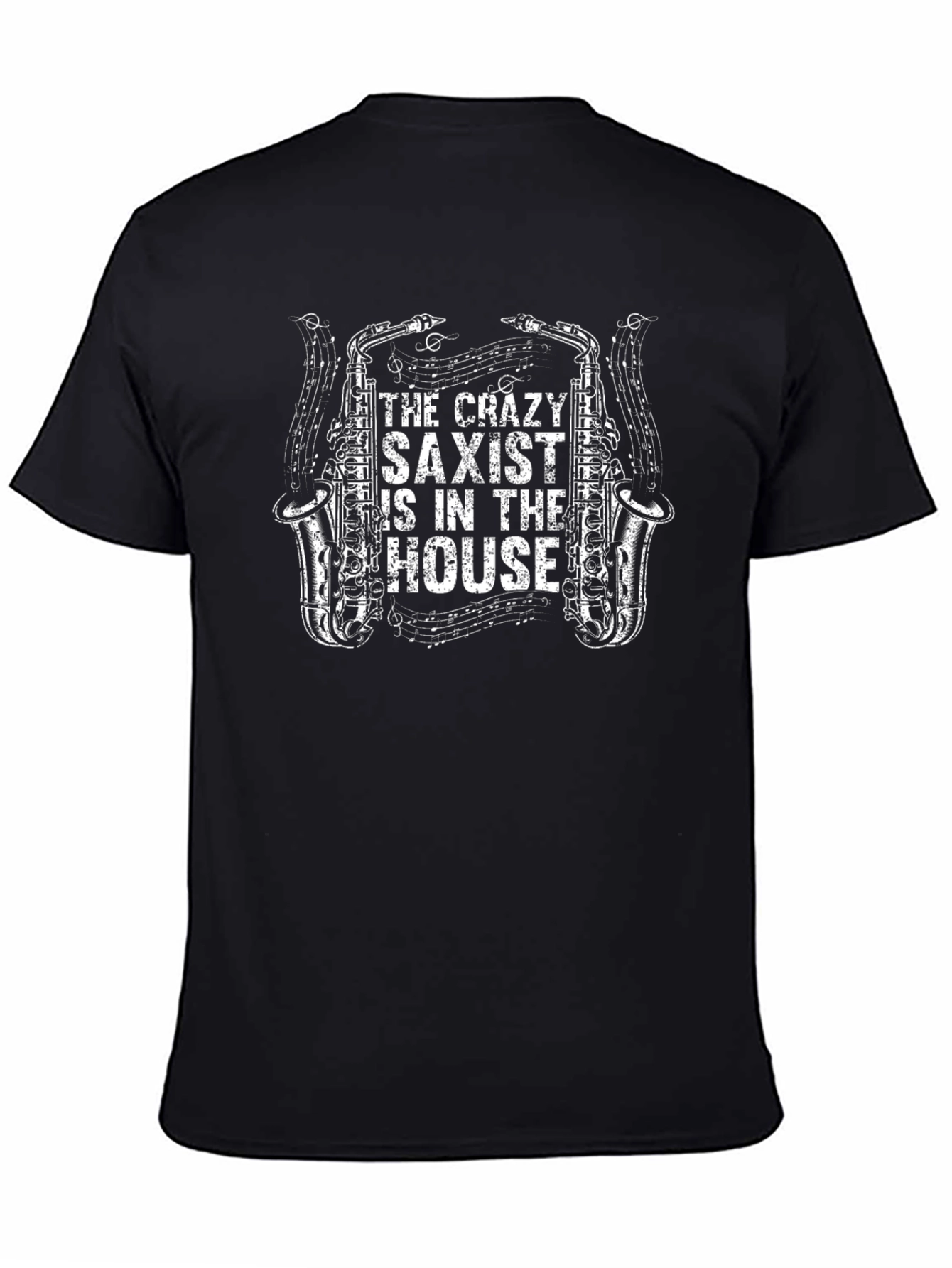 Crazy Saxist T-Shirt - Musical Instrument Tee