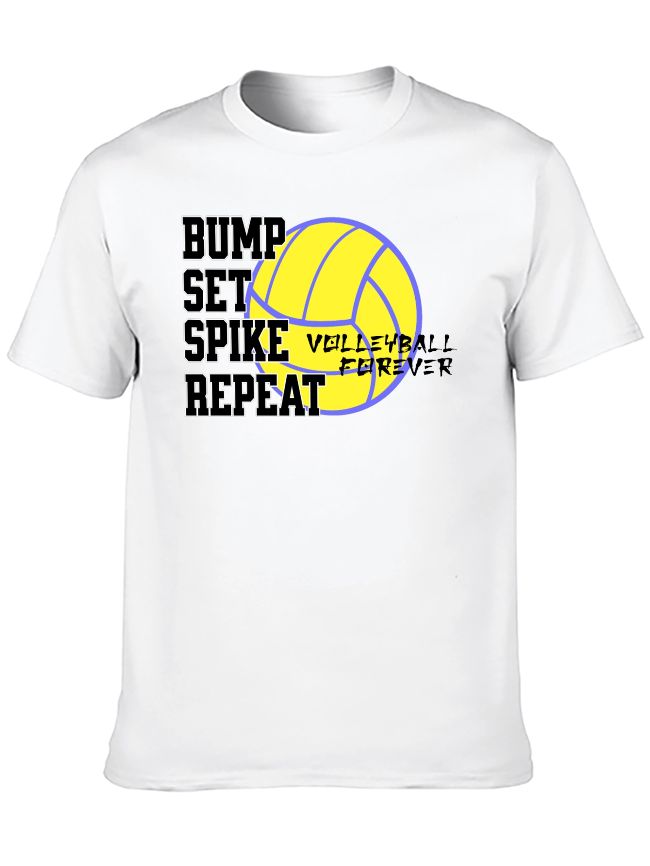 Bump Set Spike Repeat Volleyball T-Shirt