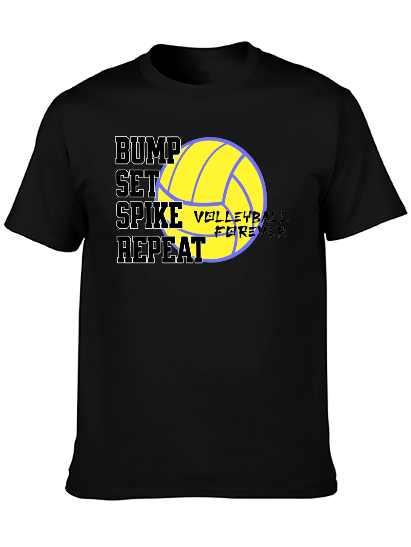 Bump Set Spike Repeat Volleyball T-Shirt