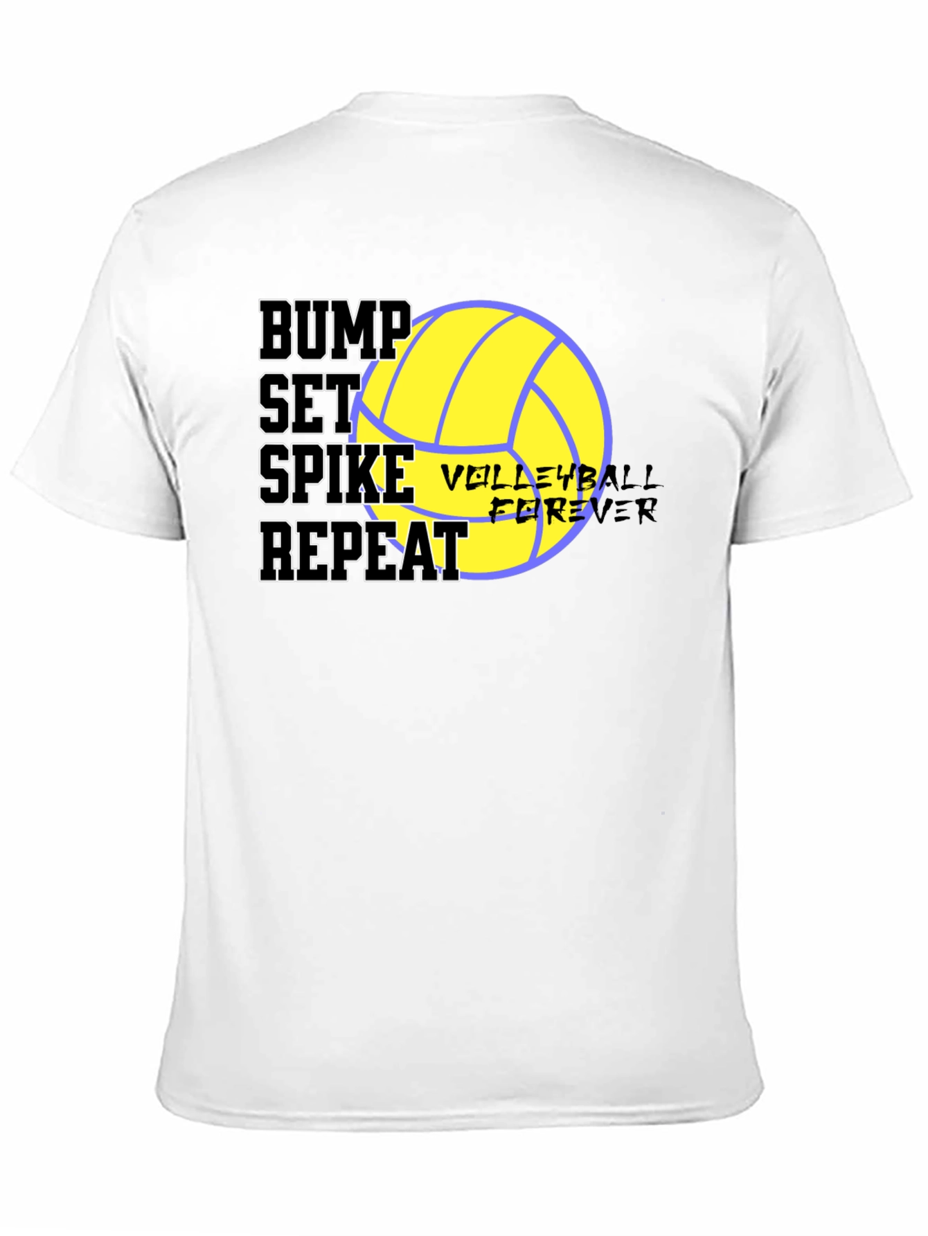 Bump Set Spike Repeat Volleyball T-Shirt