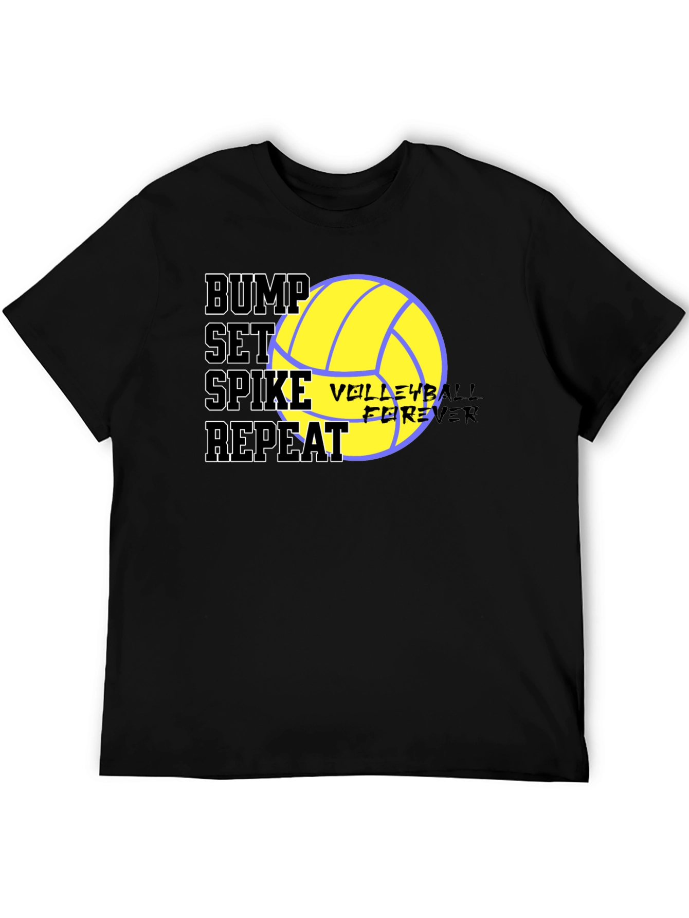 Bump Set Spike Repeat Volleyball T-Shirt