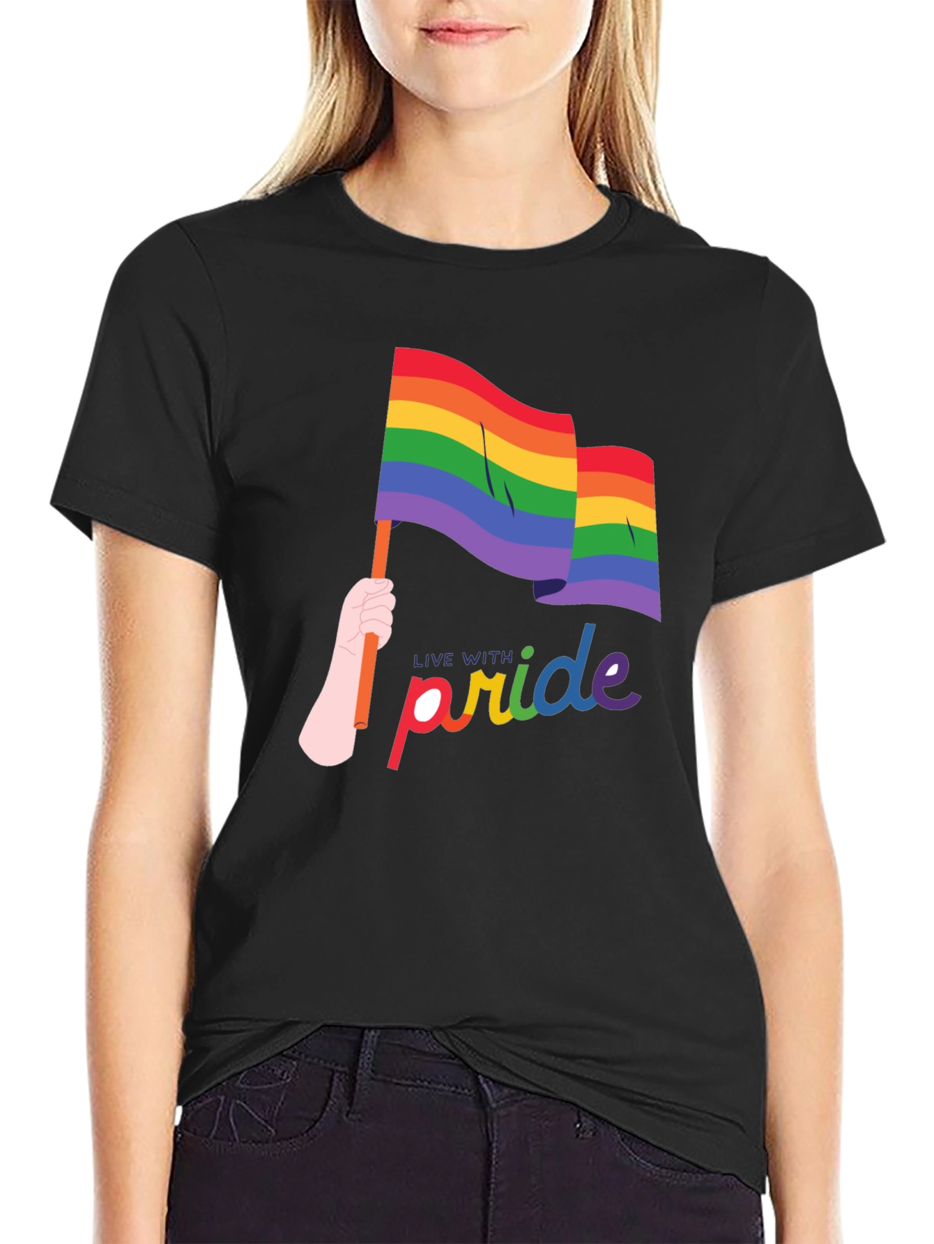 Live With Pride Graphic Tee