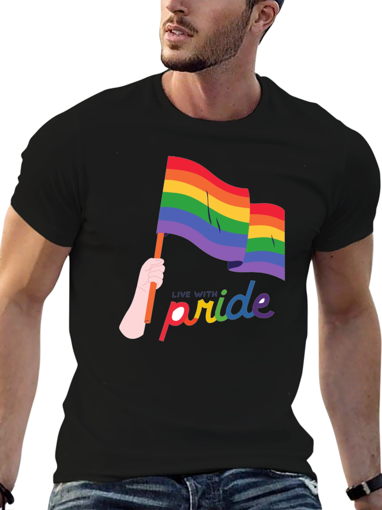 Live With Pride Graphic Tee