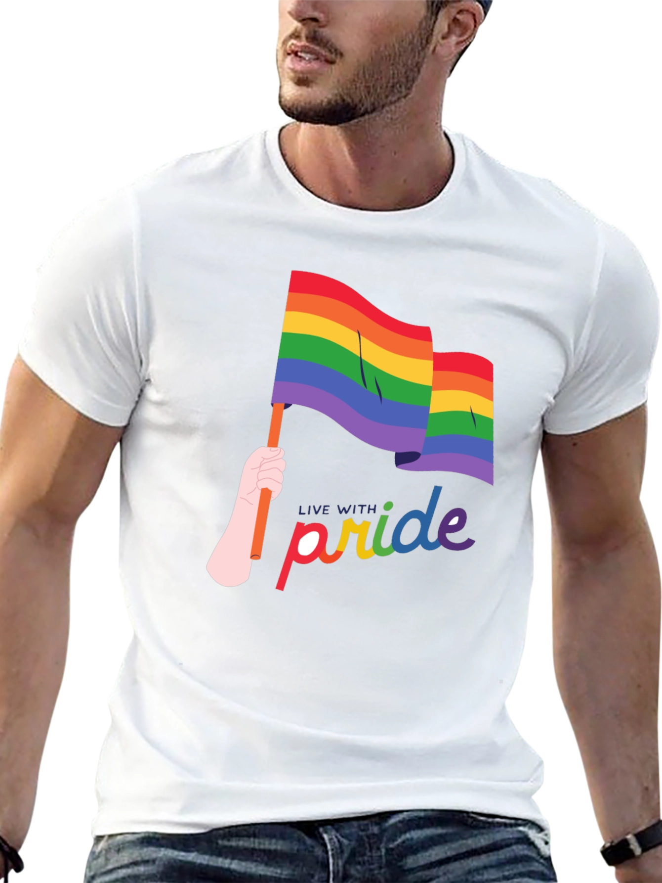 Live With Pride Graphic Tee