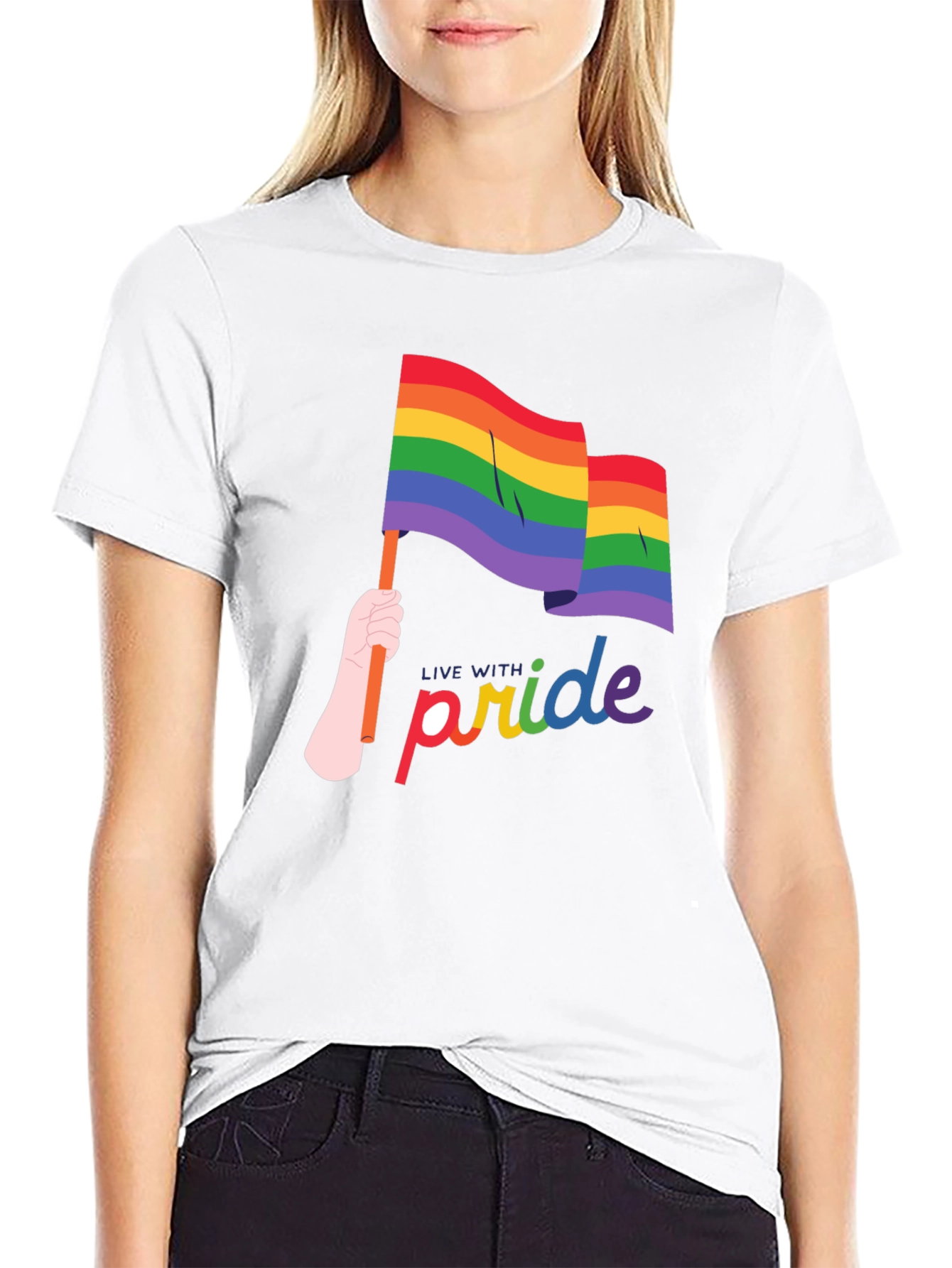 Live With Pride Graphic Tee