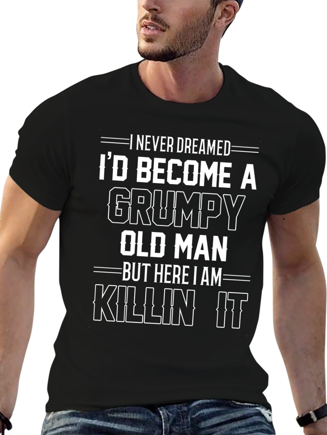 Grumpy Old Man Killin It Graphic Tee