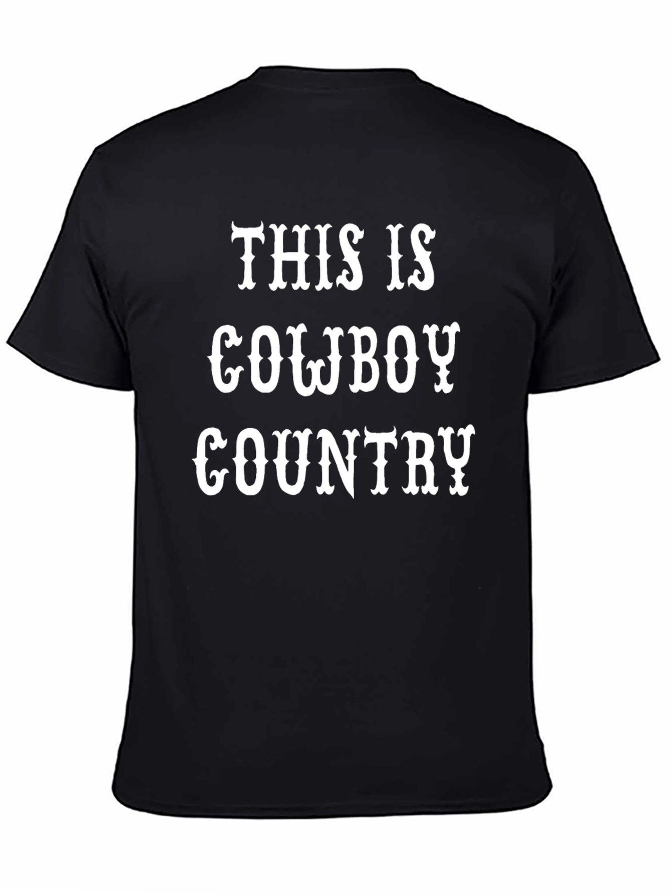 This is Cowboy Country Graphic T-Shirt - Western Style