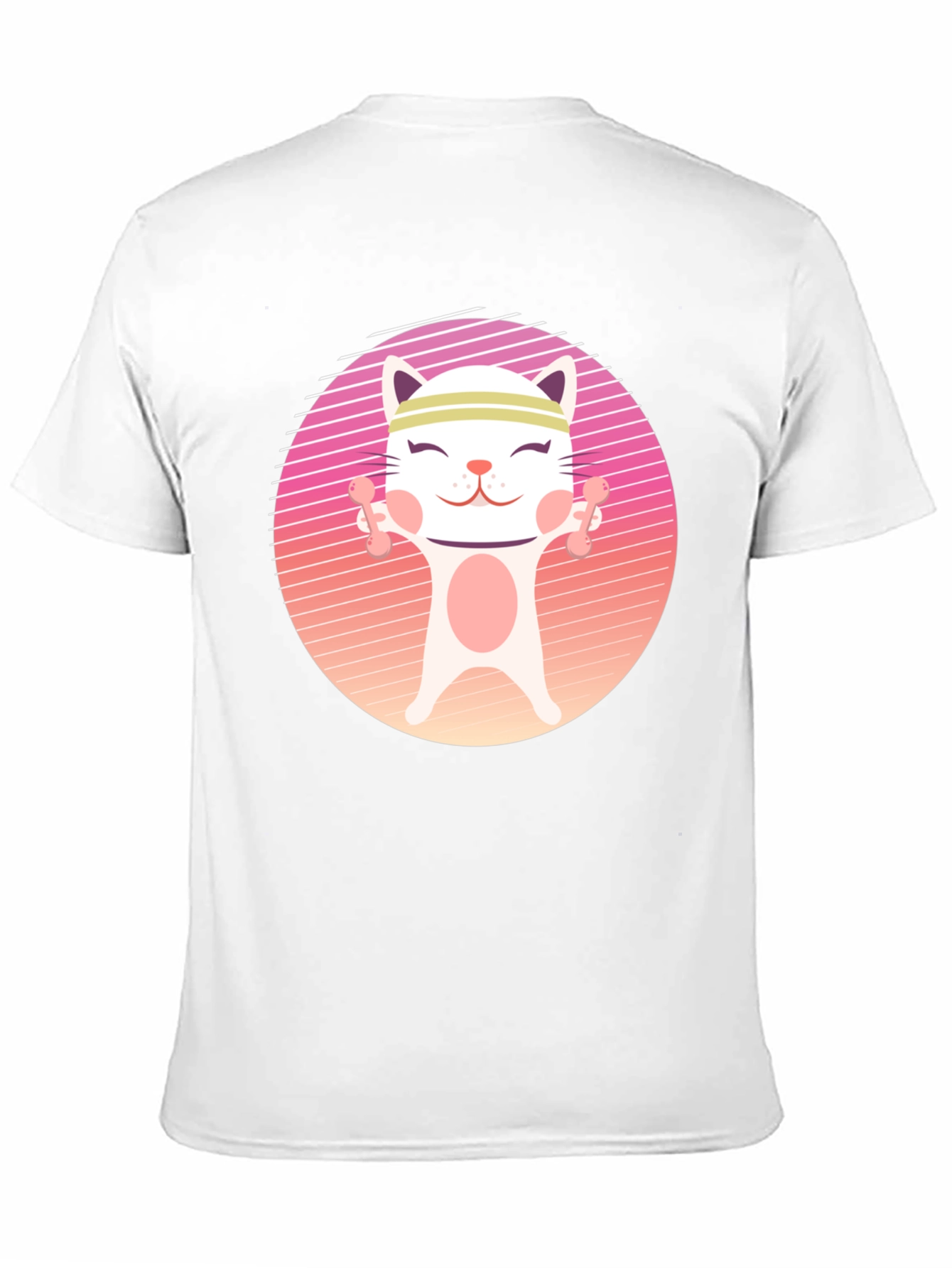 Workout Cat T-Shirt - Fitness Kitten Tee