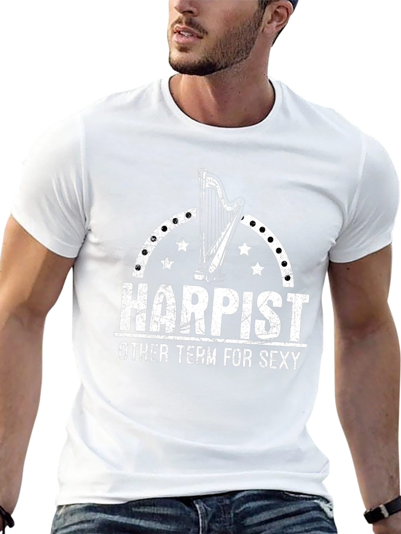 Harpist Sexy T-Shirt - Music Lover Gift