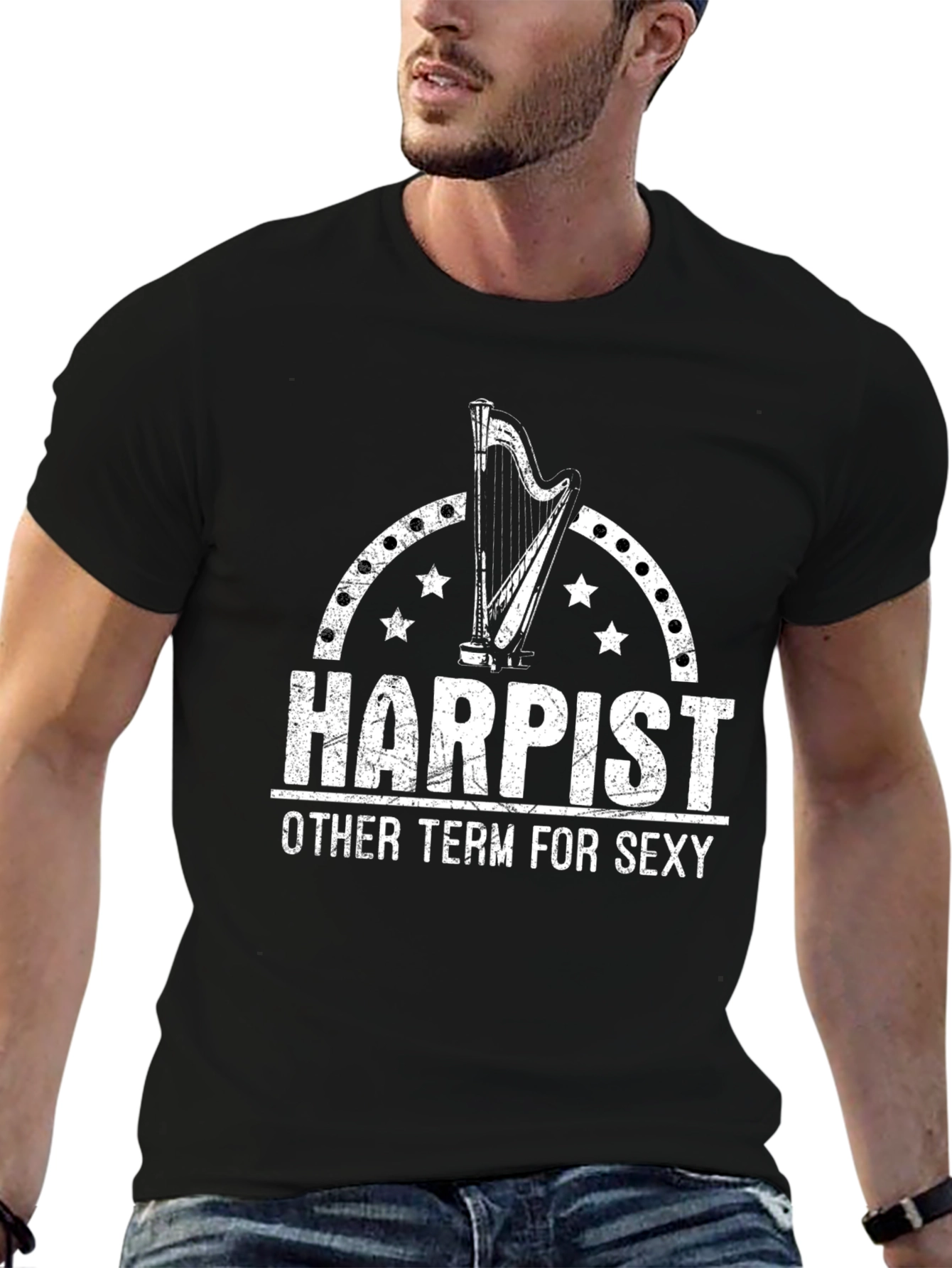 Harpist Sexy T-Shirt - Music Lover Gift
