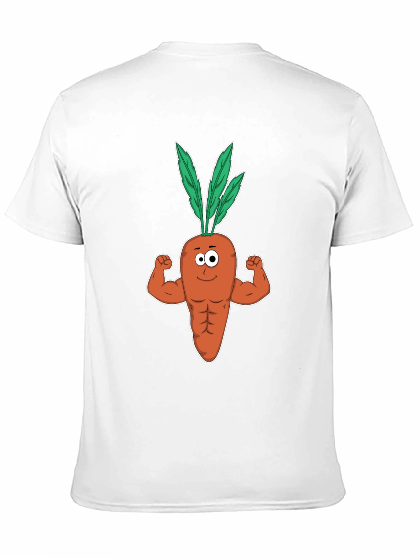 Funny Muscular Carrot Gym T-Shirt - Black