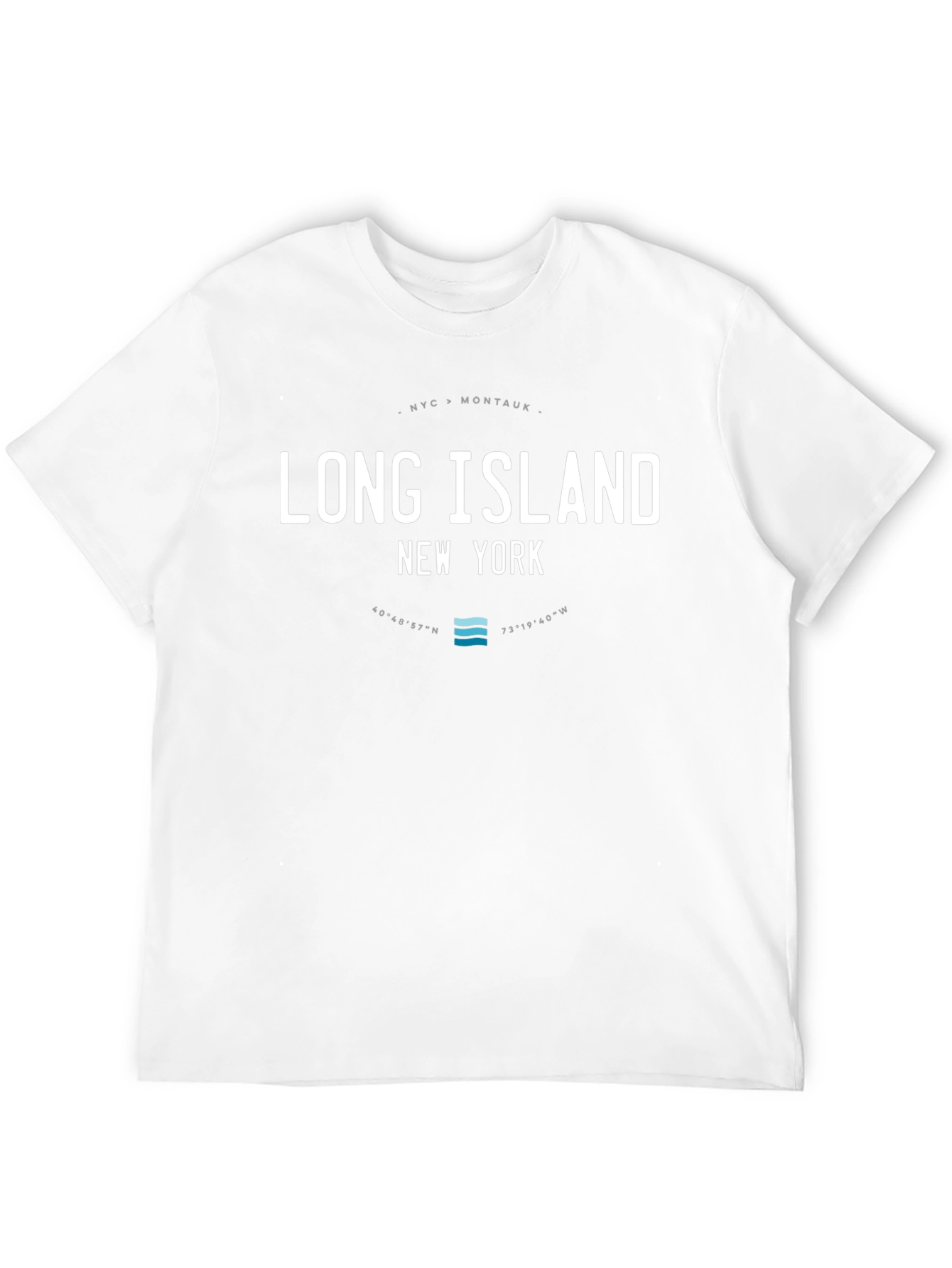 Long Island NYC Montauk Black T-Shirt