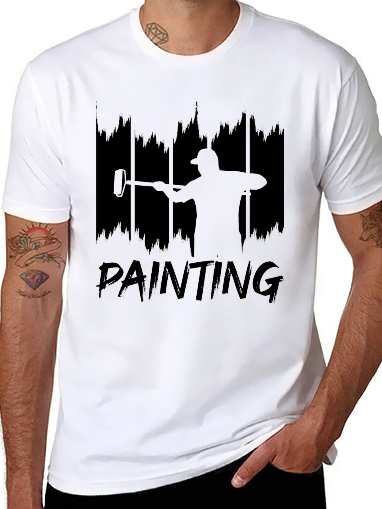 Painter T-Shirt - Artful Design Comfortable Fit