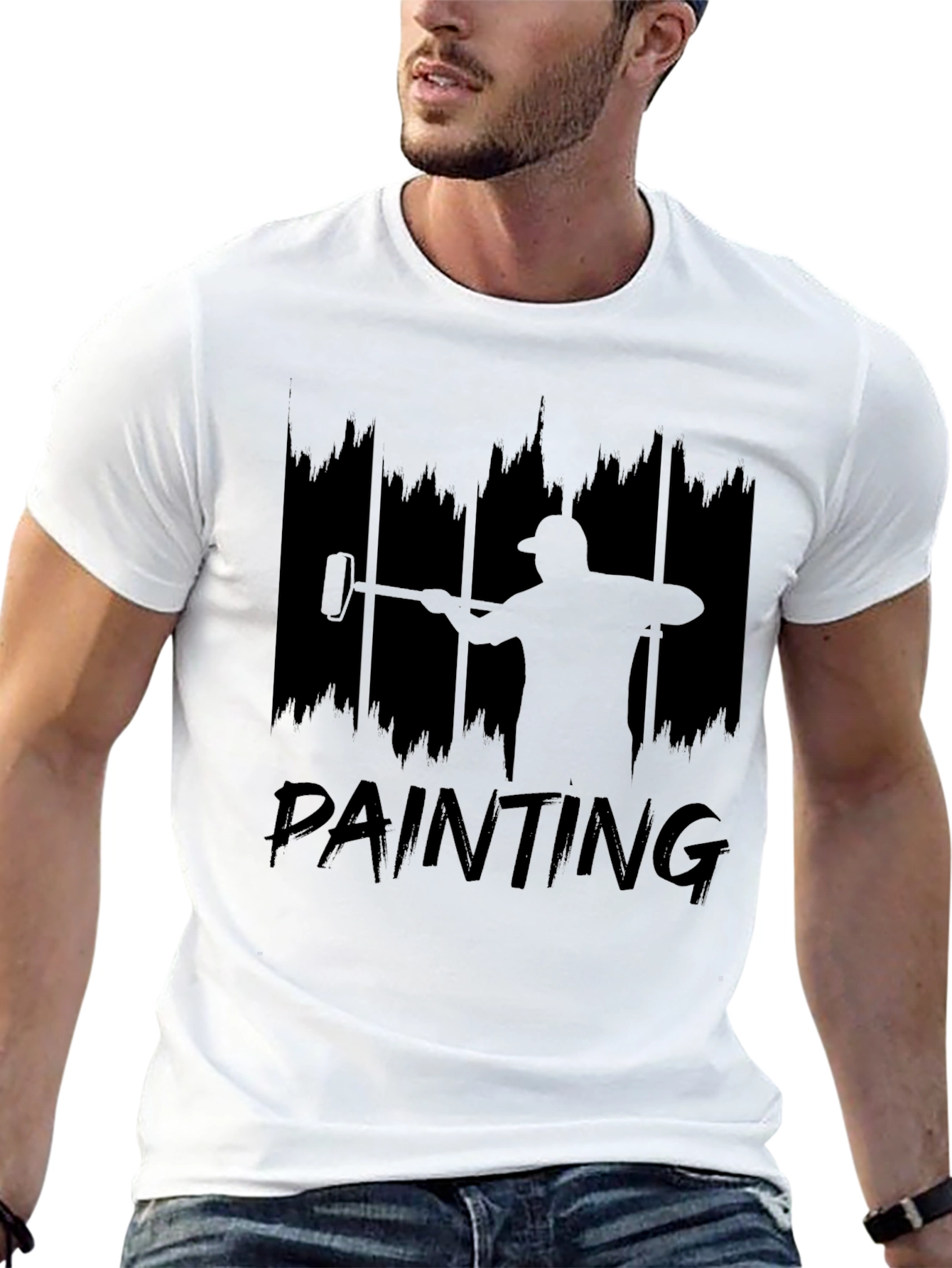 Painter T-Shirt - Artful Design Comfortable Fit