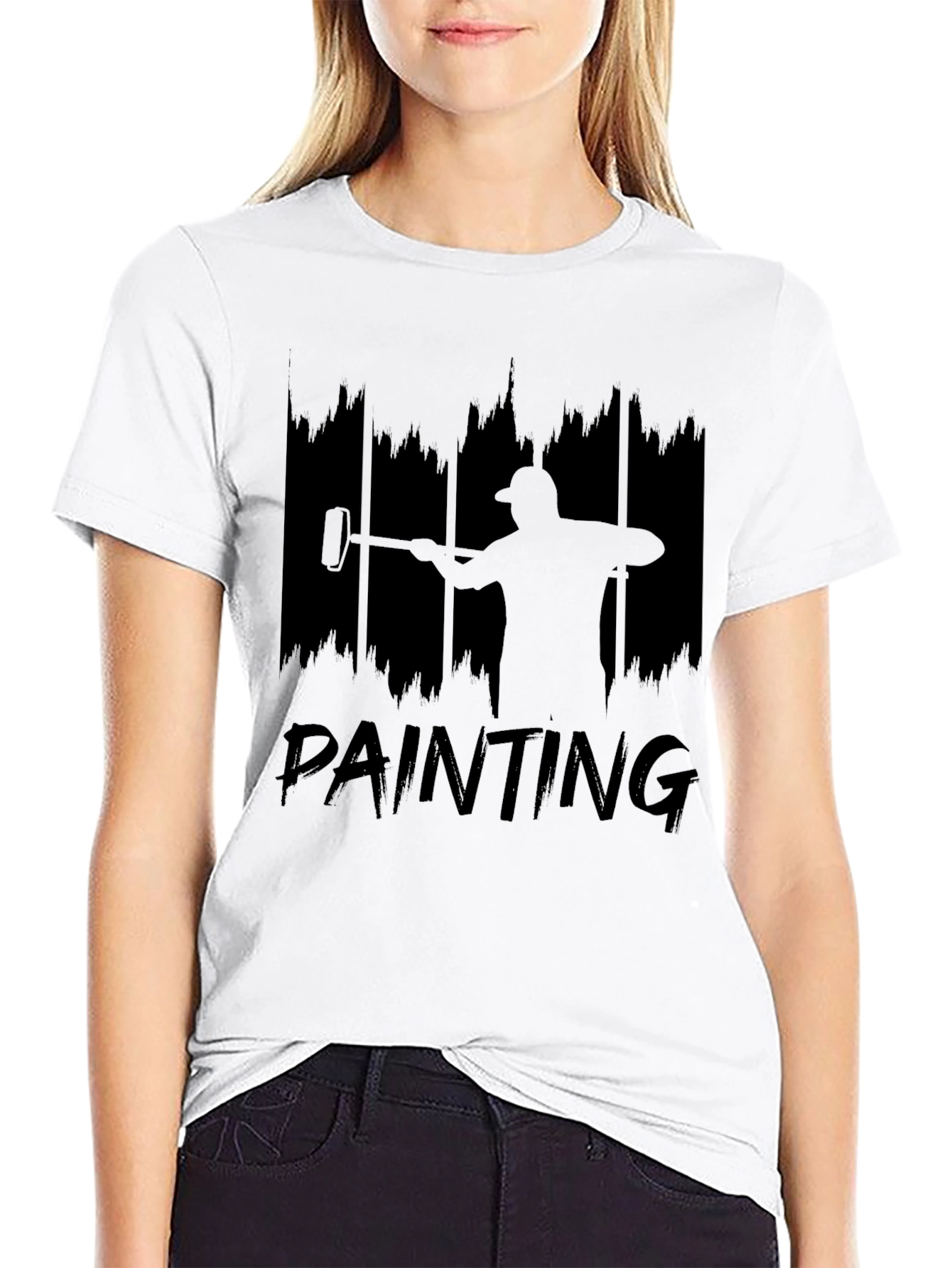 Painter T-Shirt - Artful Design Comfortable Fit