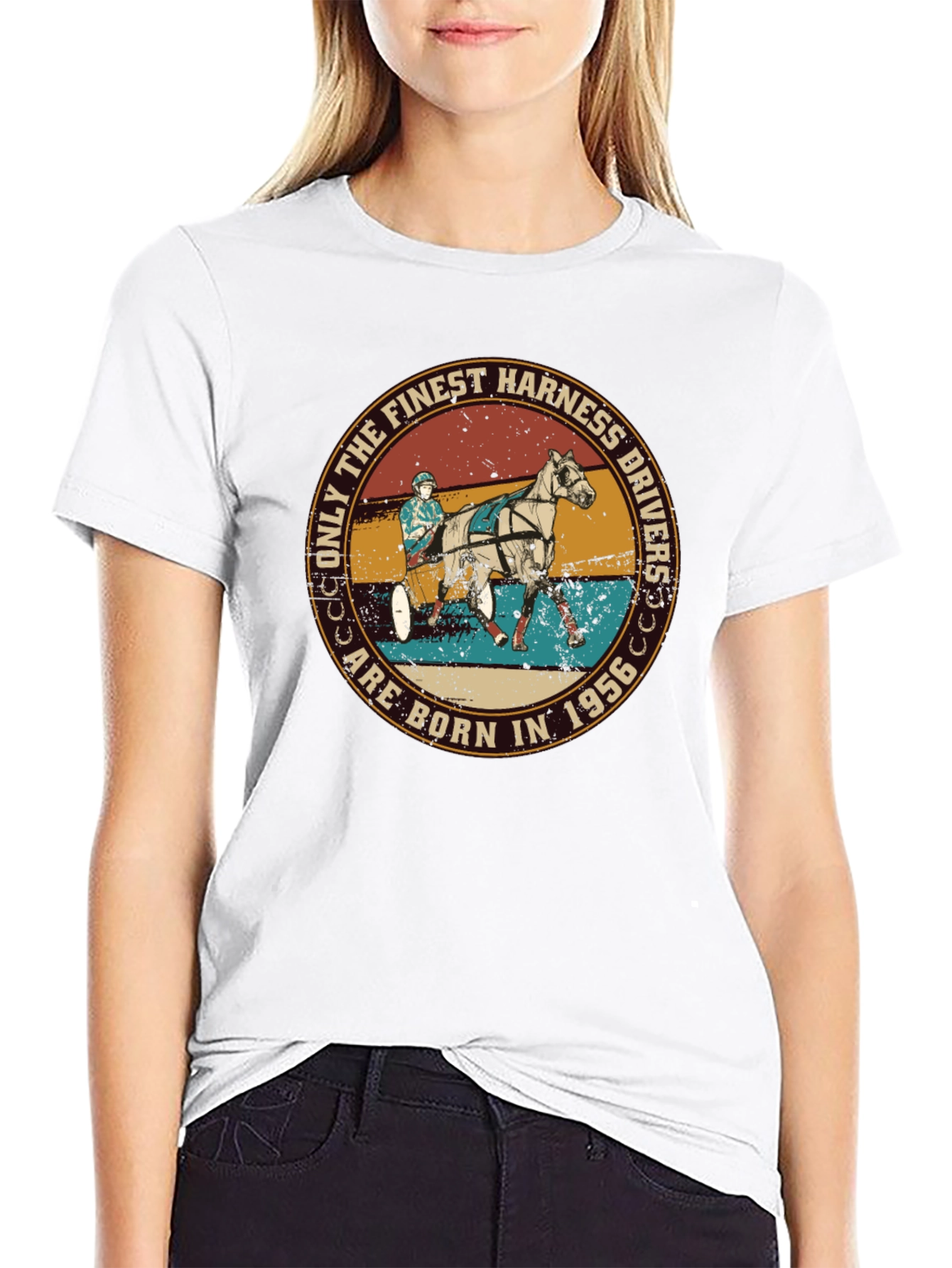 Finest Harness Drivers Born in 1956 T-Shirt