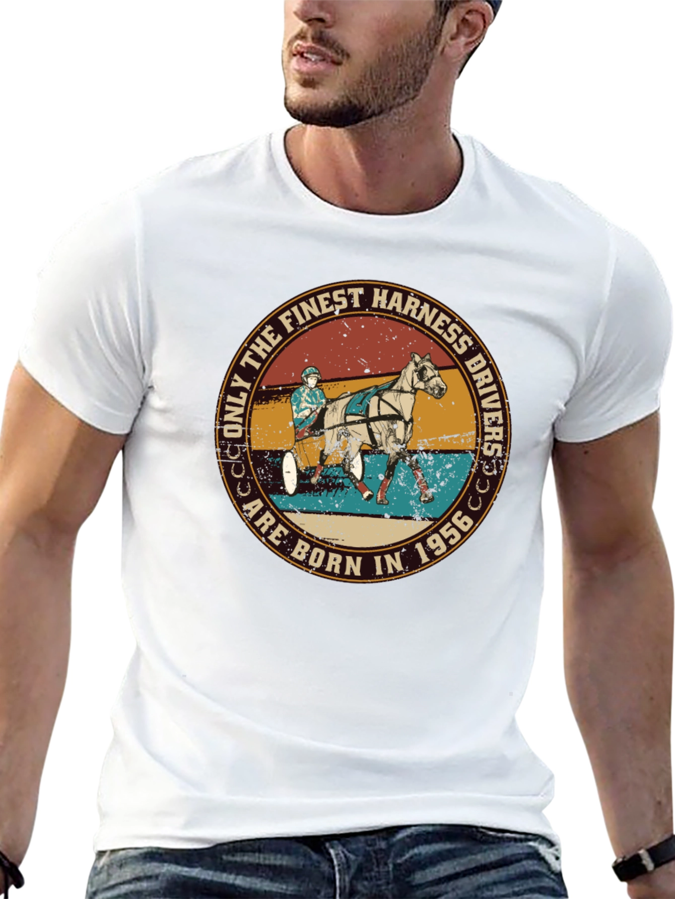 Finest Harness Drivers Born in 1956 T-Shirt