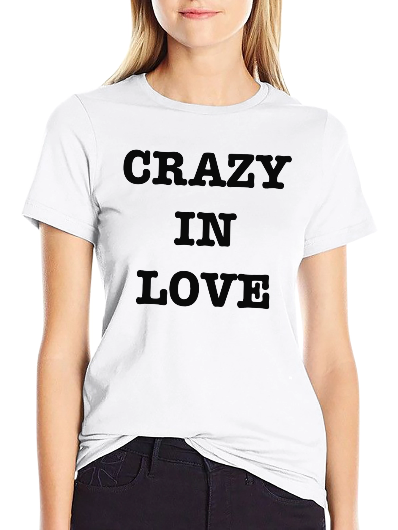 Crazy in Love Graphic Print Tee