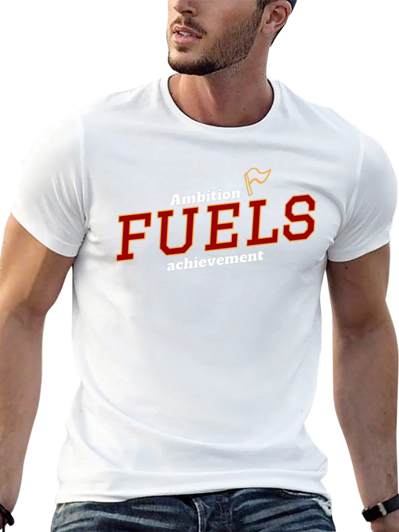 Ambition Fuels Achievement Black T-Shirt