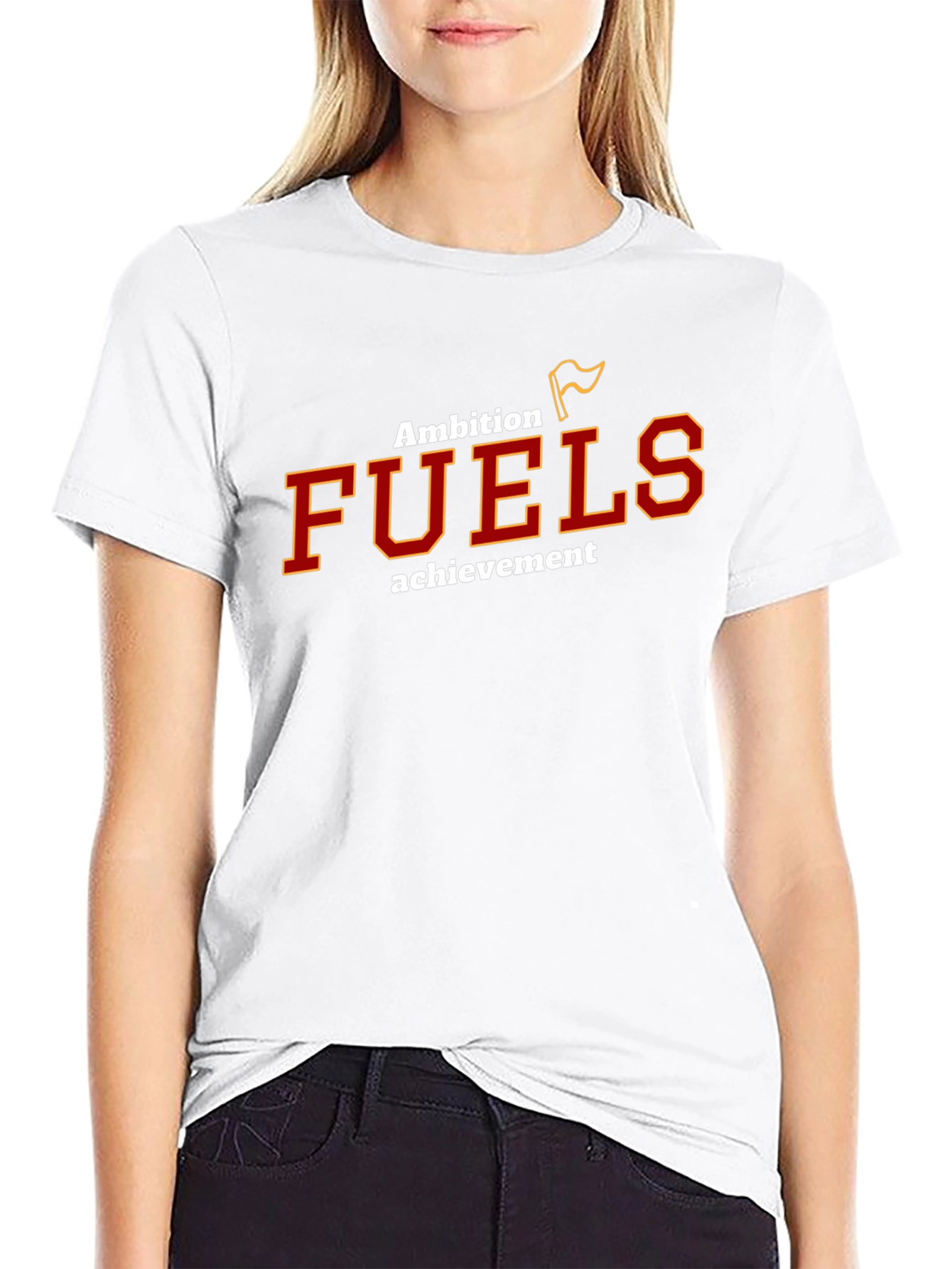 Ambition Fuels Achievement Black T-Shirt