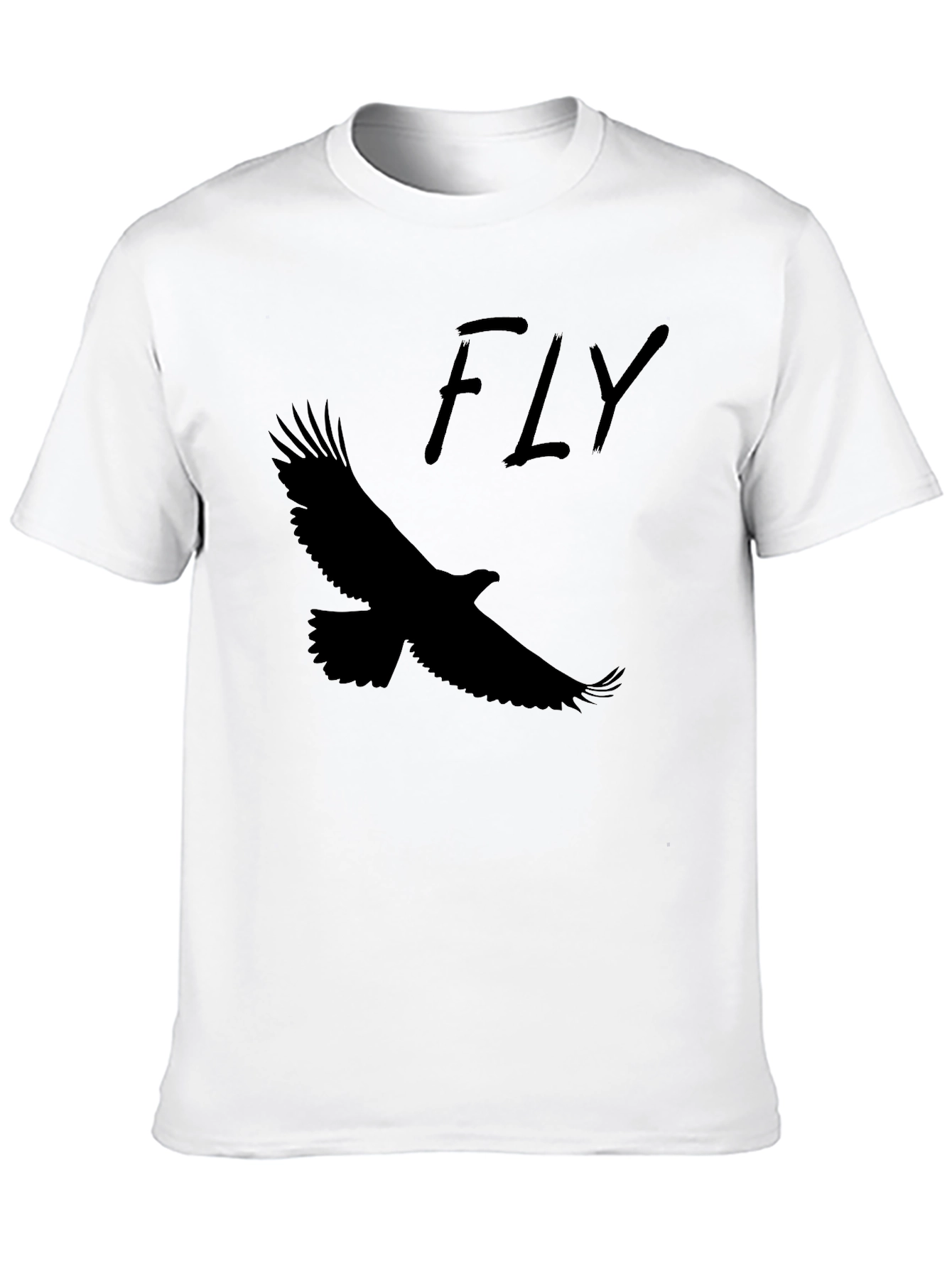 Fly Eagle Black T-Shirt Graphic Tee