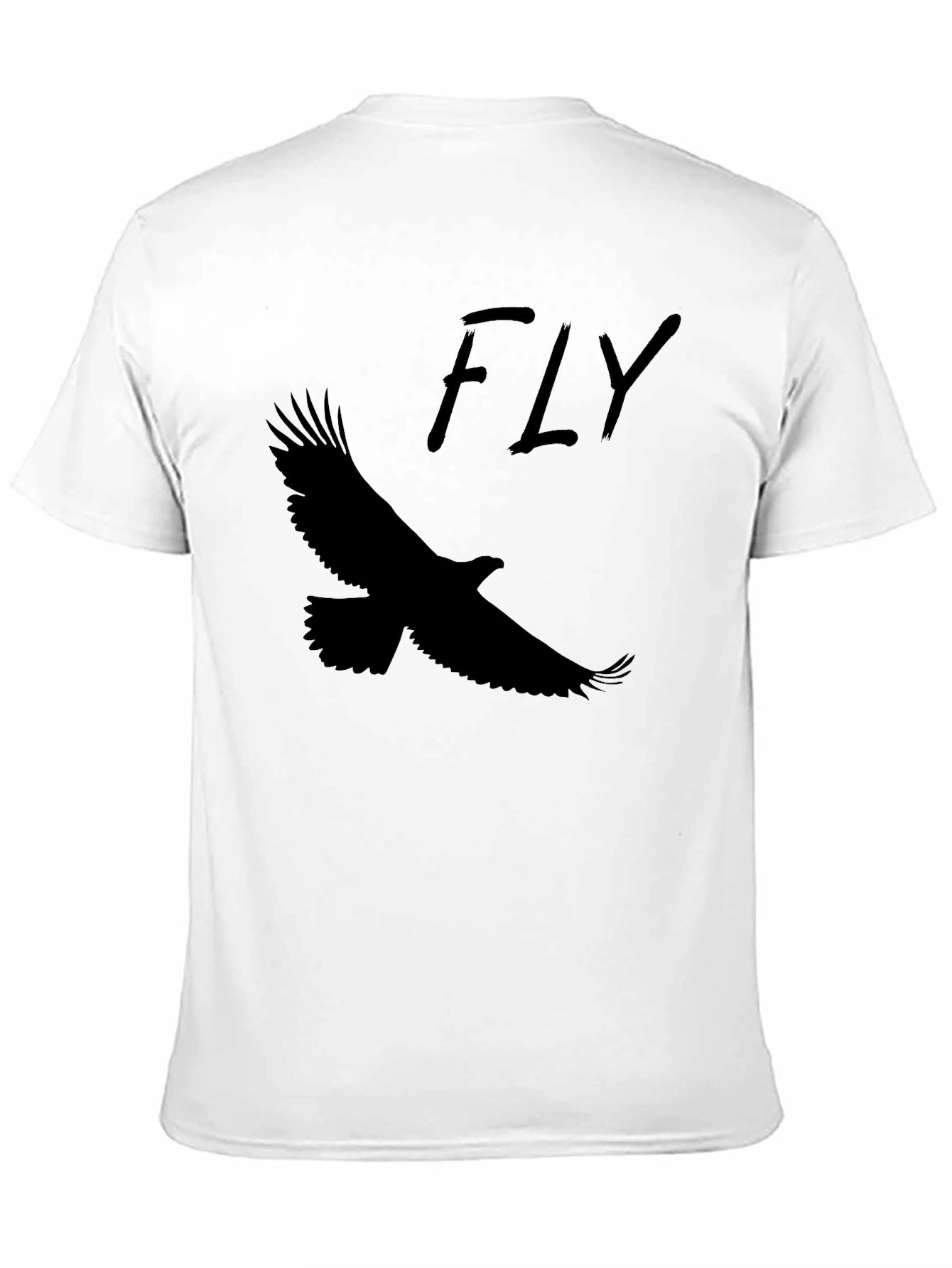 Fly Eagle Black T-Shirt Graphic Tee