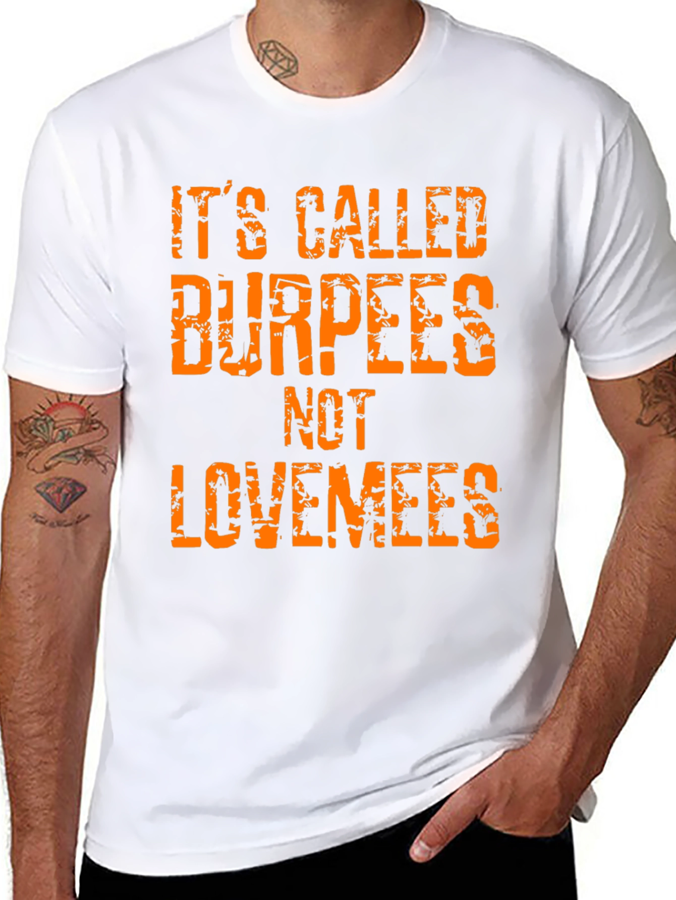 Burpees Not Lovemees T-Shirt - Gym Workout Tee