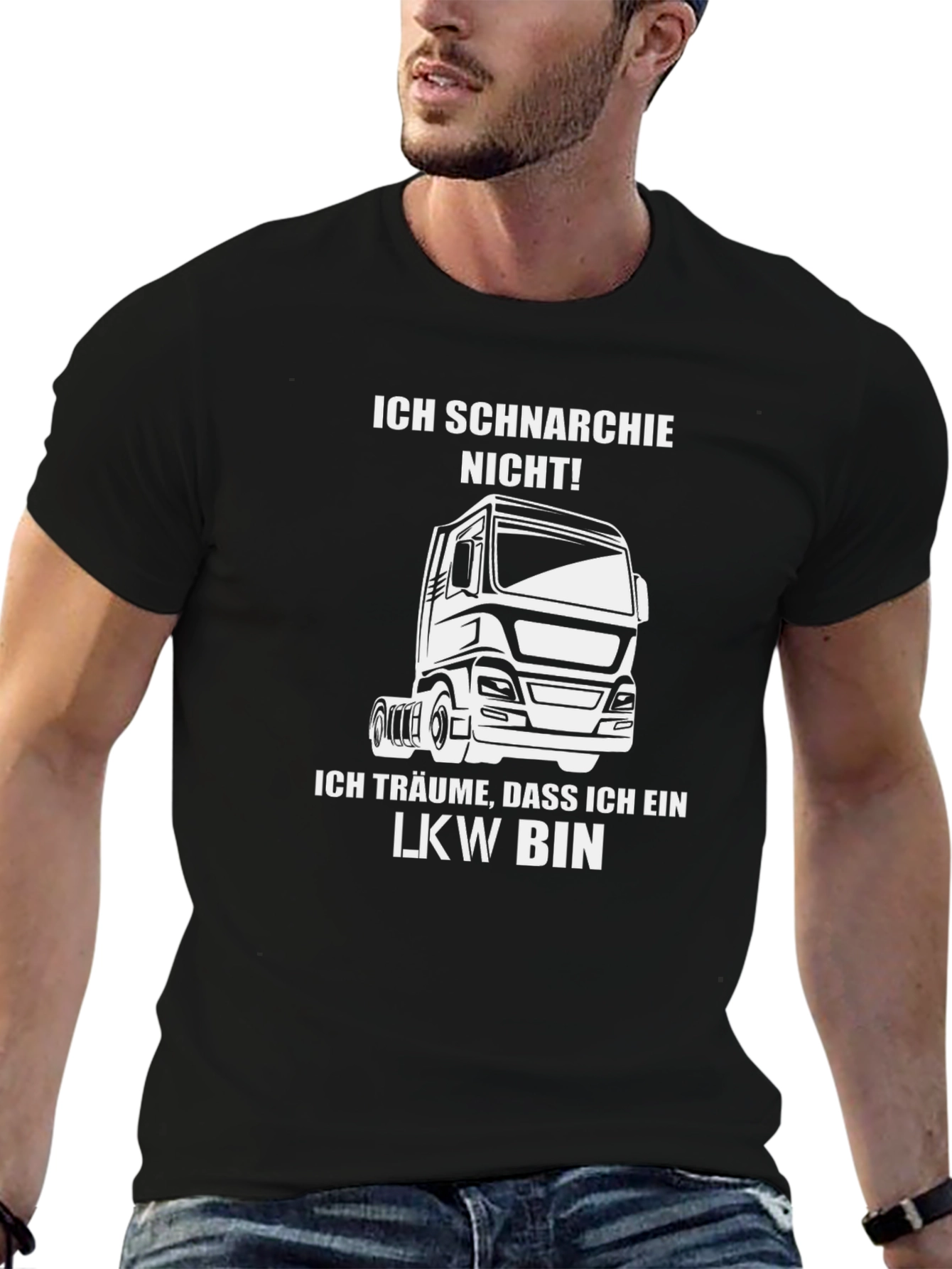 Ich Schnarchie Nicht! Trucker T-Shirt