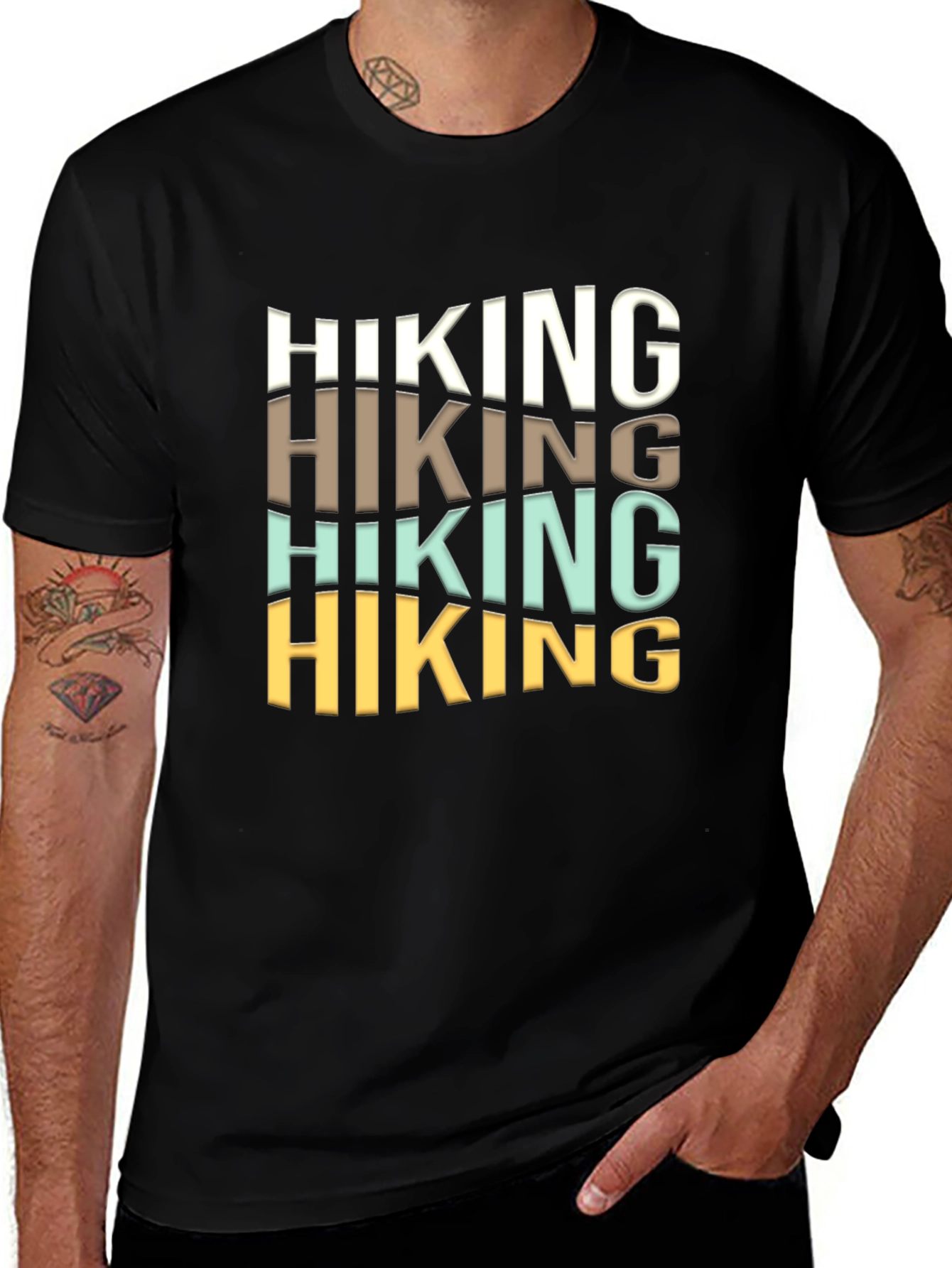 Hiking T-Shirt - Retro Style Graphic Tee
