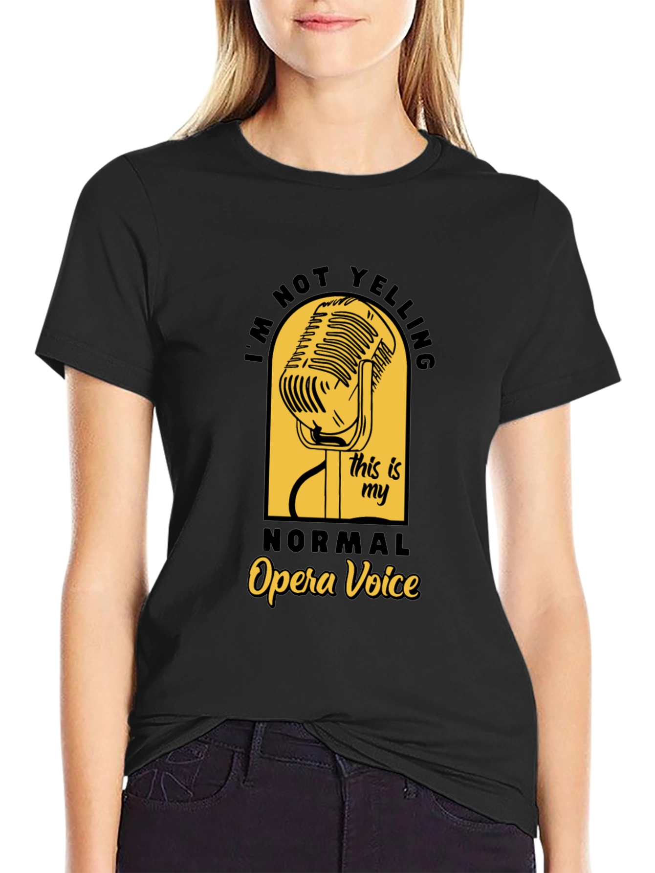 Opera Voice T-Shirt - Funny Singer Tee