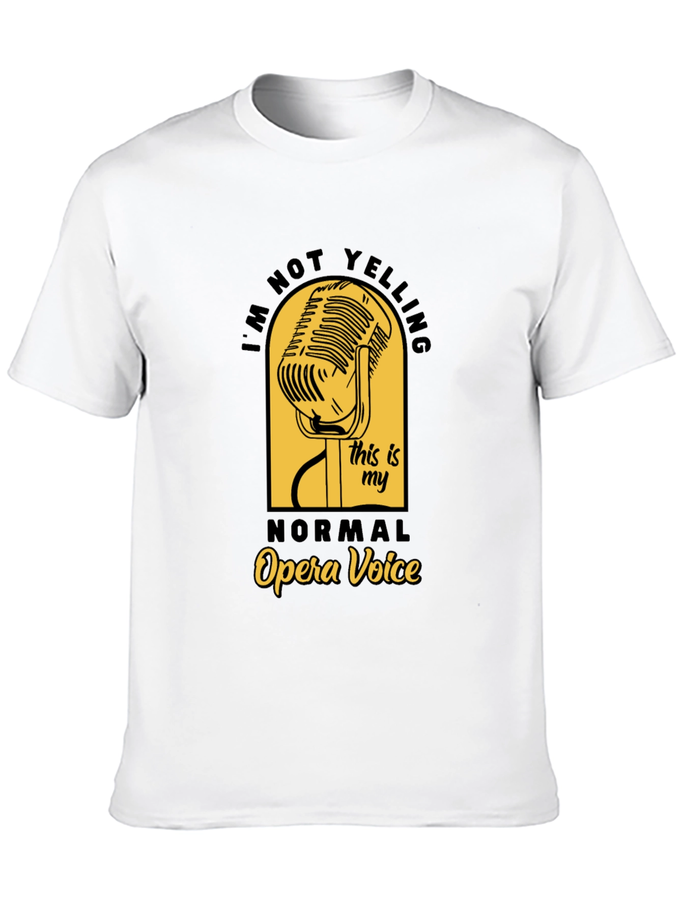 Opera Voice T-Shirt - Funny Singer Tee