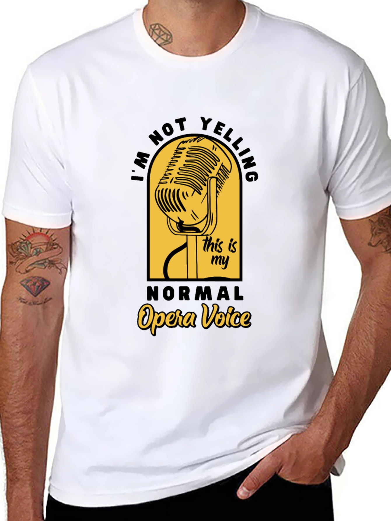 Opera Voice T-Shirt - Funny Singer Tee