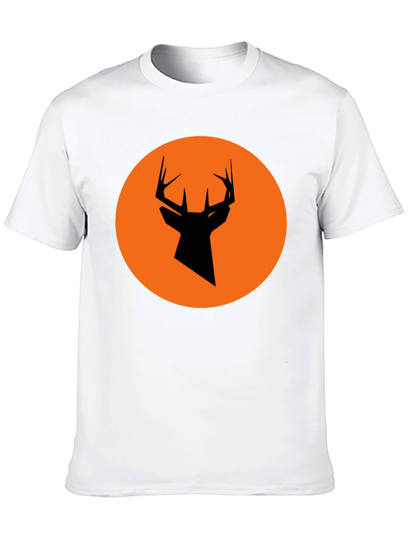 Modern Deer Silhouette Graphic Tee