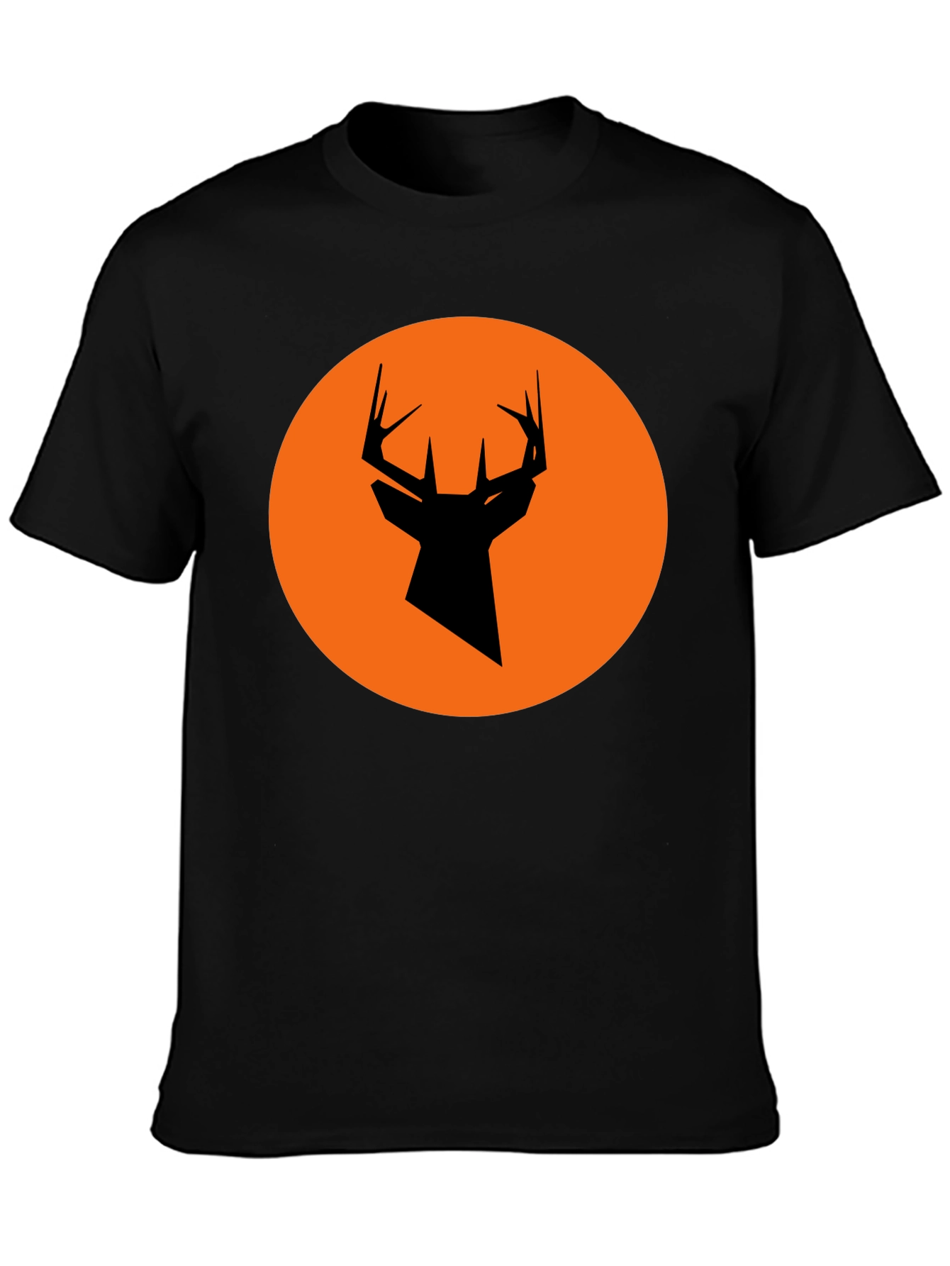 Modern Deer Silhouette Graphic Tee