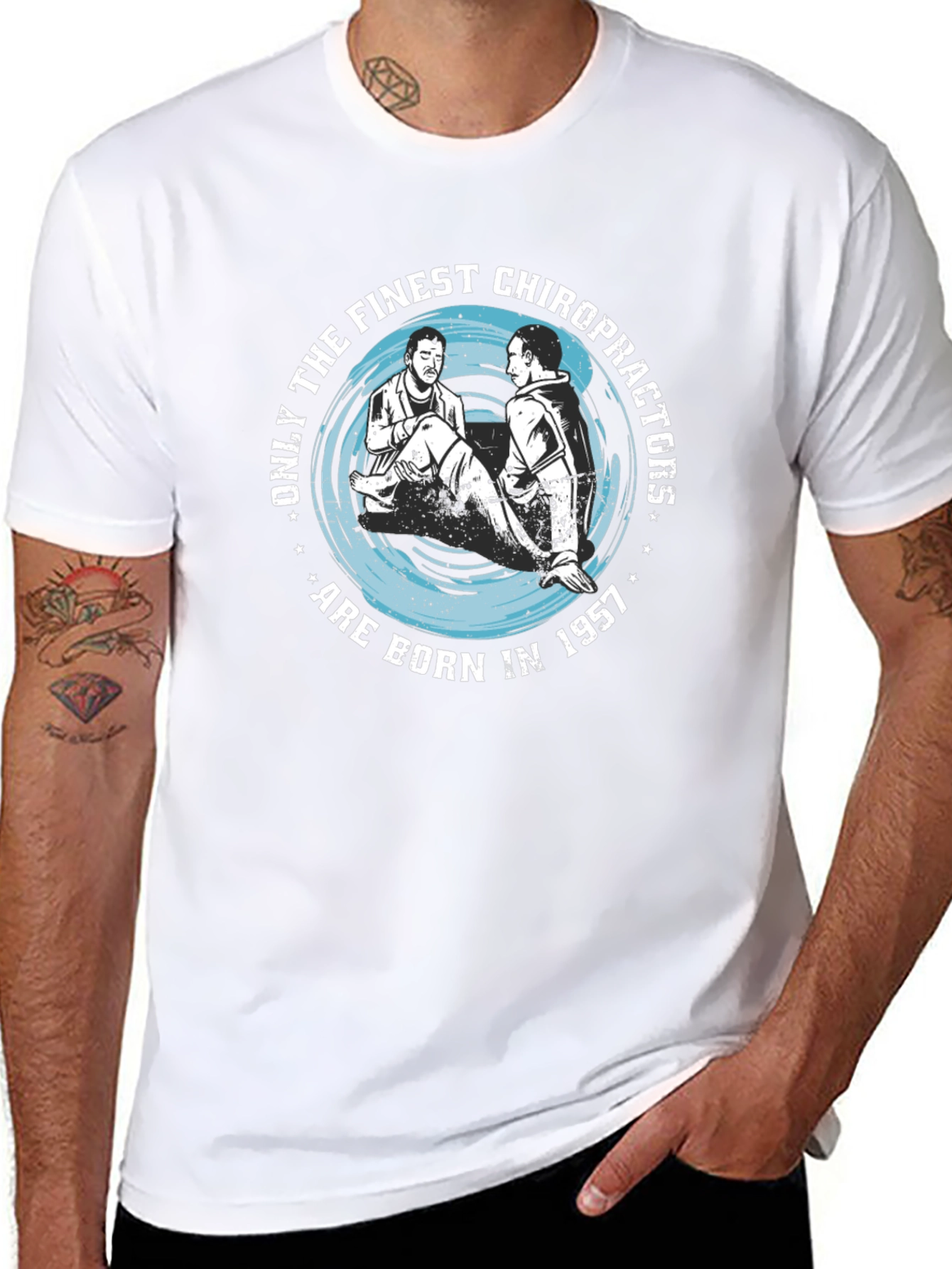 Finest Chiropractors Born in 1957 T-Shirt