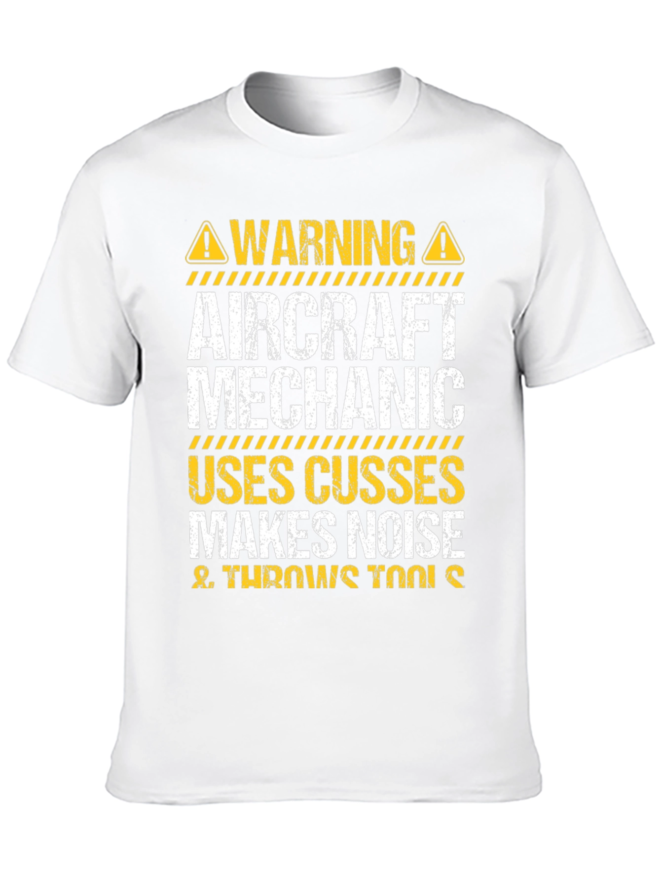 Aircraft Mechanic Warning Graphic Tee