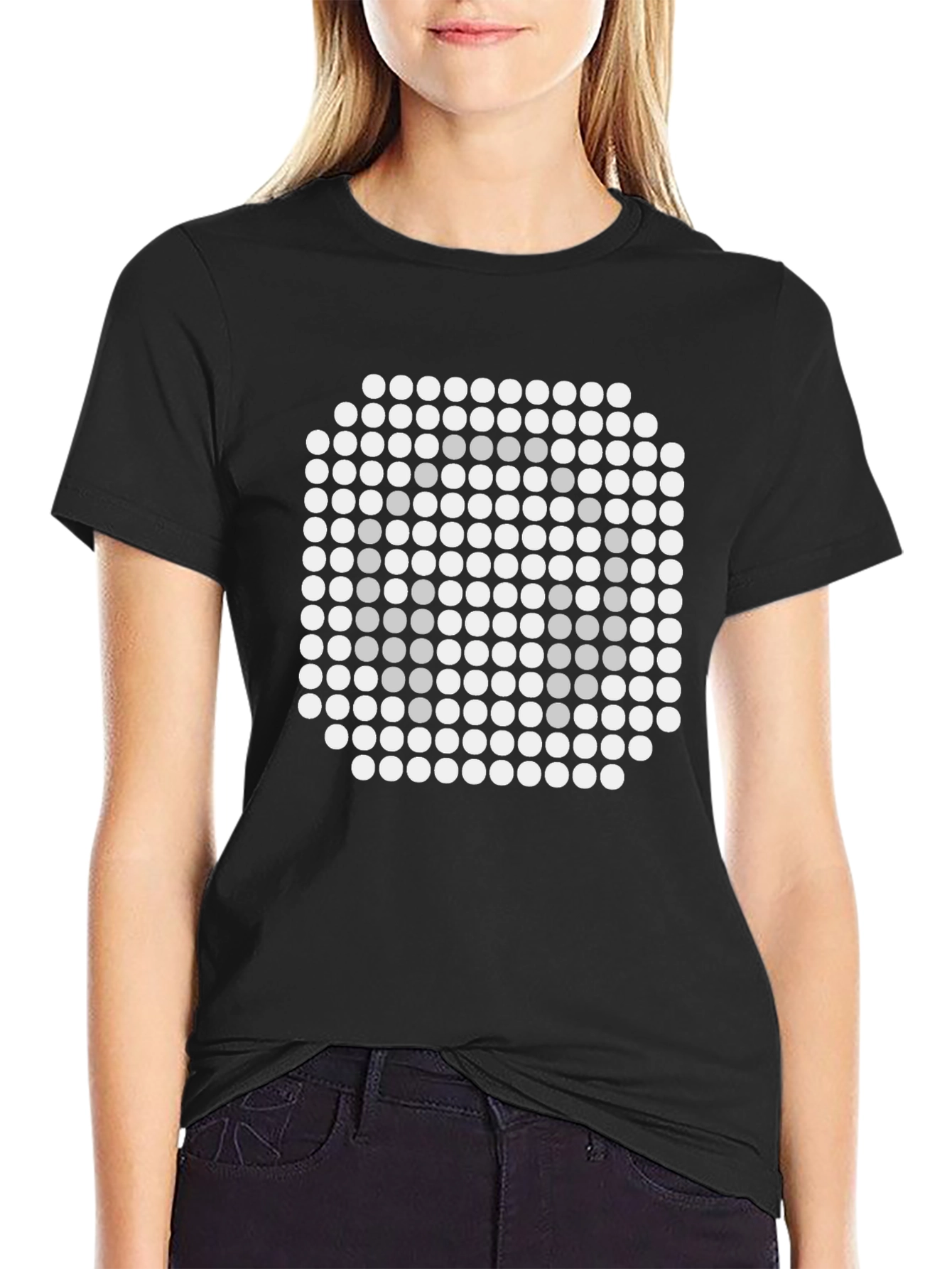 Retro 8-Bit Graphic Tee - Black