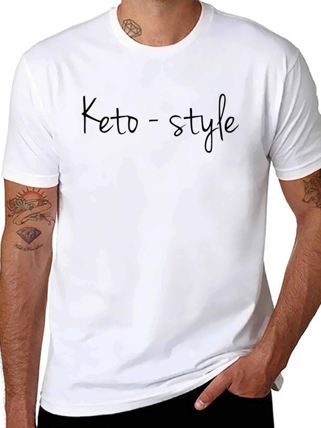 Keto-Style Black T-Shirt