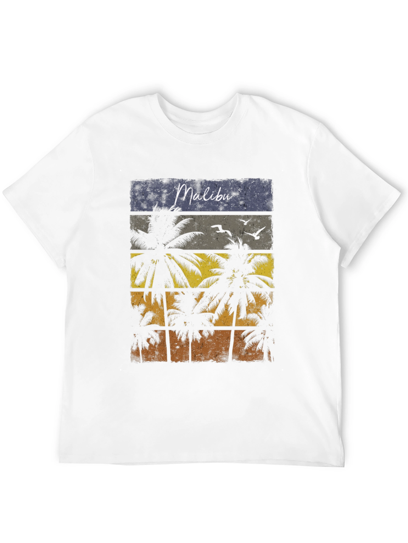 Malibu Palms Retro Graphic T-Shirt