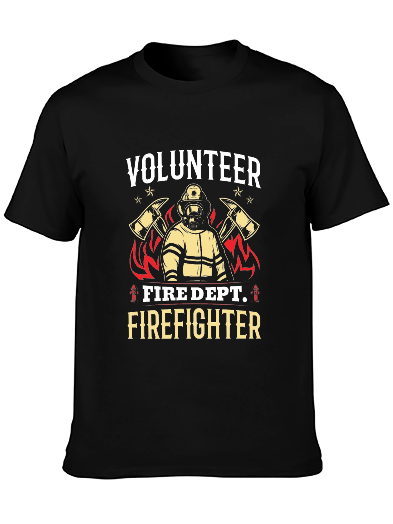 Volunteer Firefighter Graphic T-Shirt